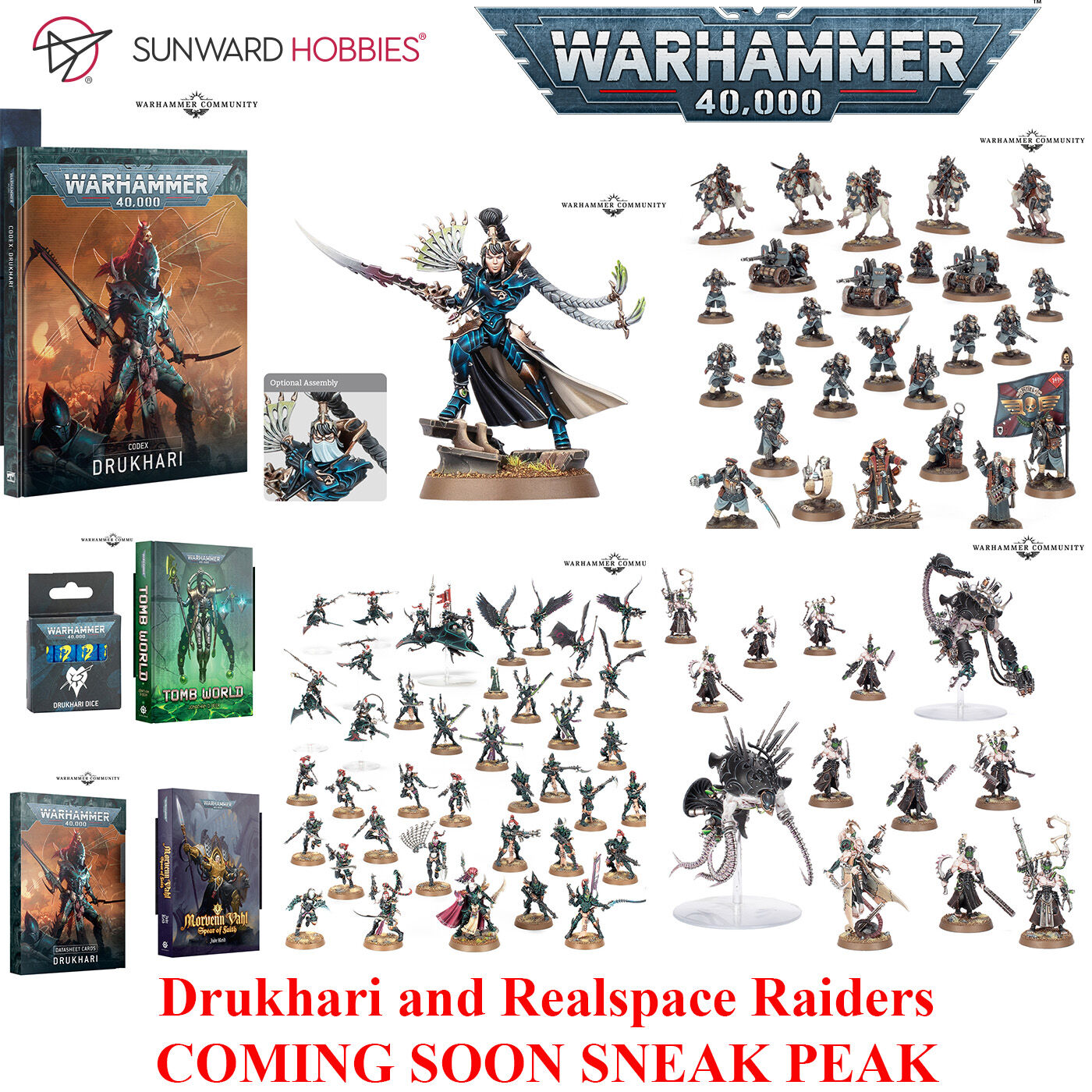 Sunward Rockets - A quick look at the upcoming Drukhari... | Facebook