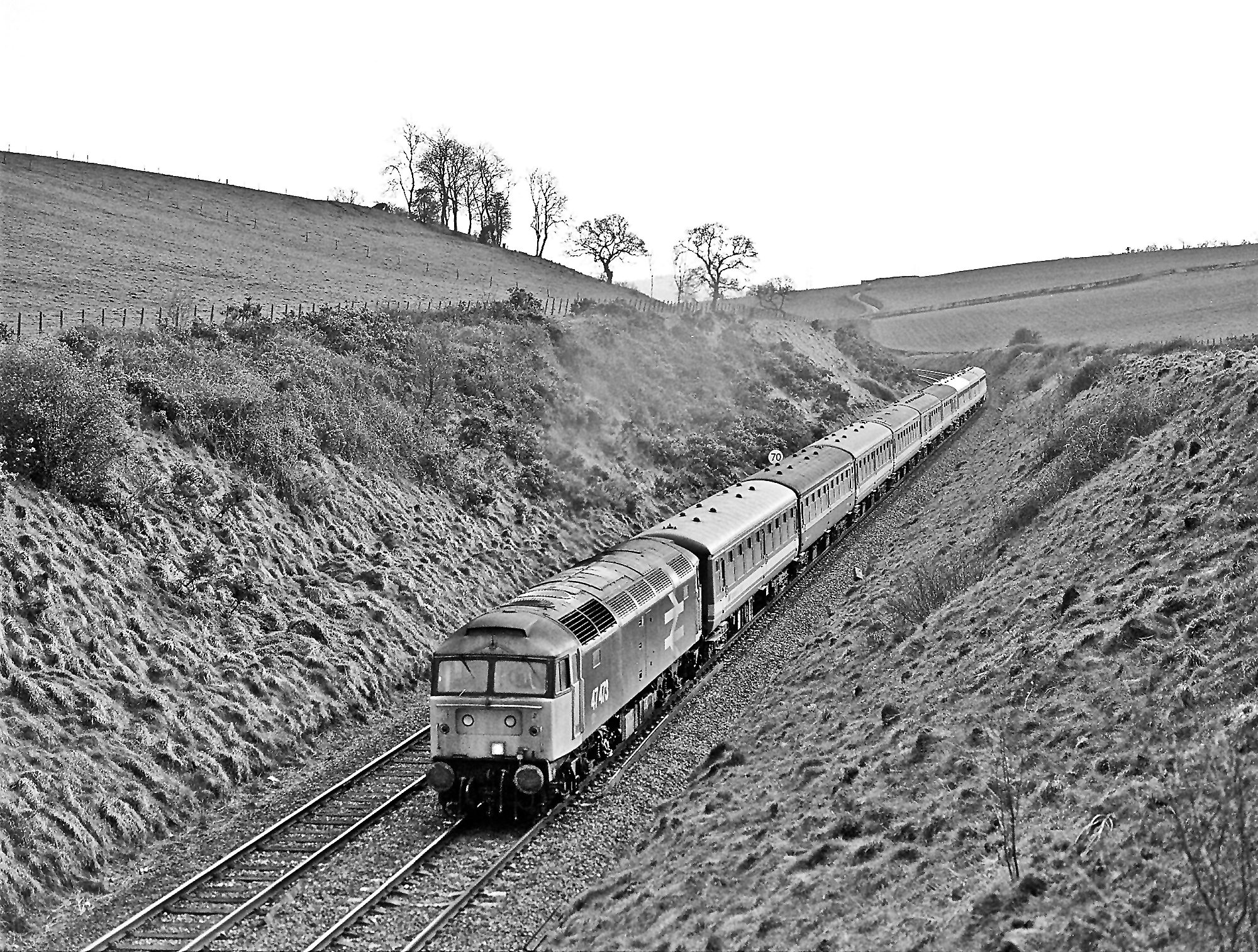 Rail Thing - 80s UK Railscene | 47473 seen at Milborne Port on 11th ...