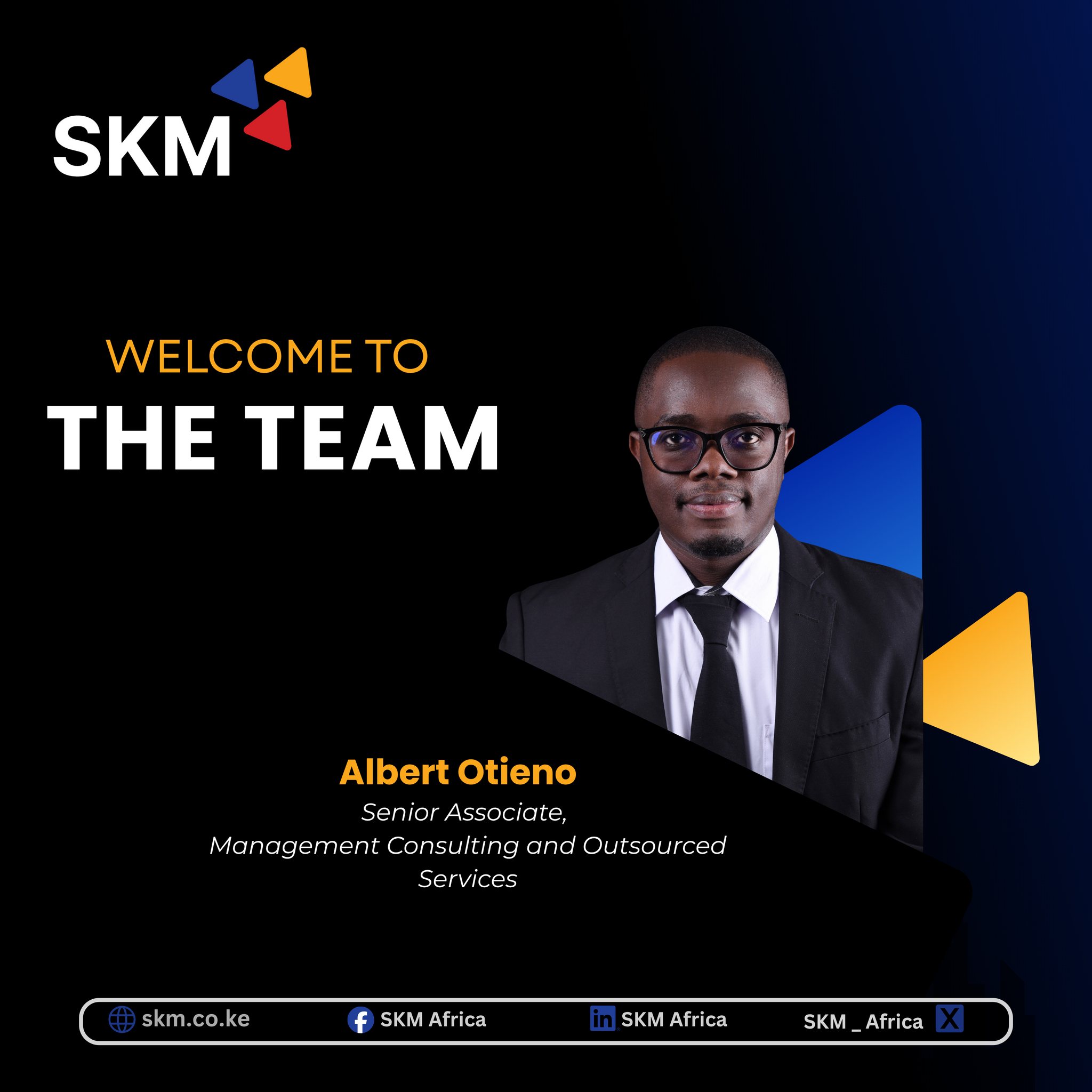 SKM Africa - We are thrilled to formally welcome Albert... | Facebook