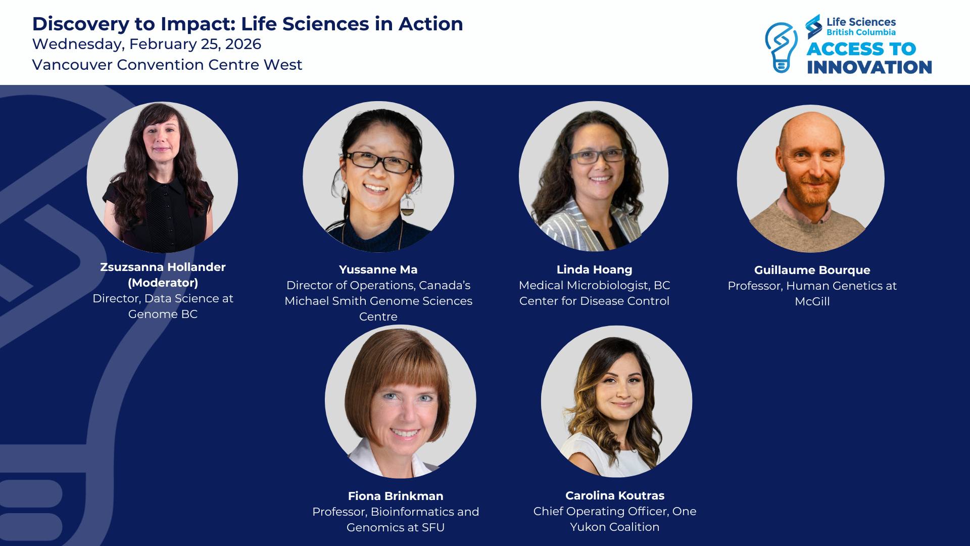 The 11th Annual Access to Innovation... - Life Sciences BC | Facebook