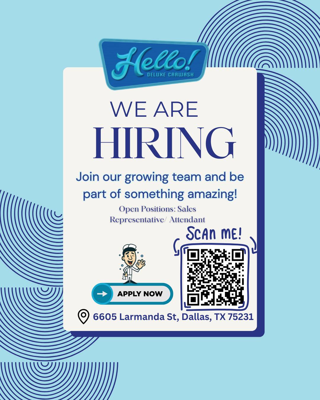 🚨 We’re hiring! 🚨 Join our team at... - Hello Deluxe Car Wash | Facebook
