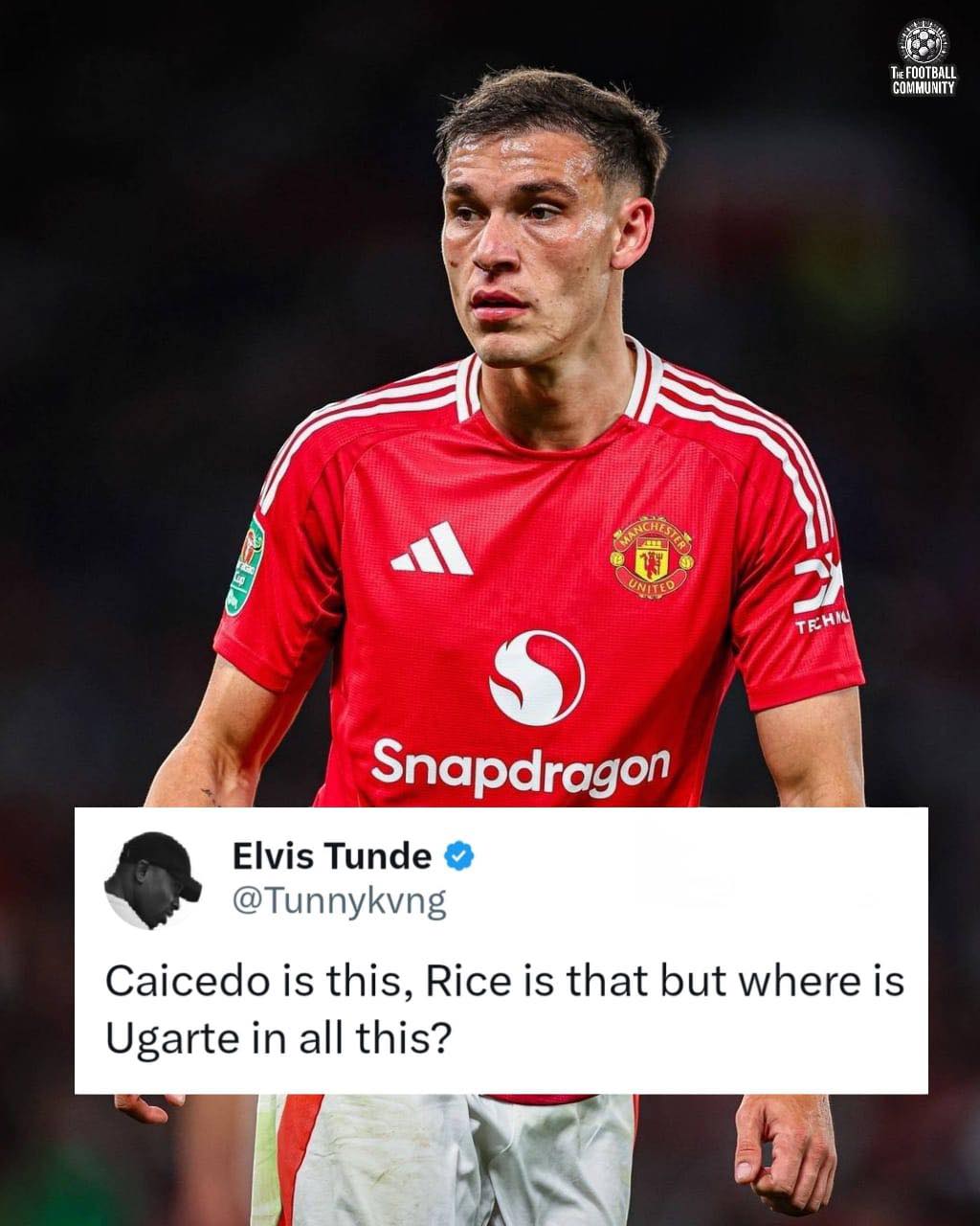 The Football - “Where is Ugarte in all this” | Facebook