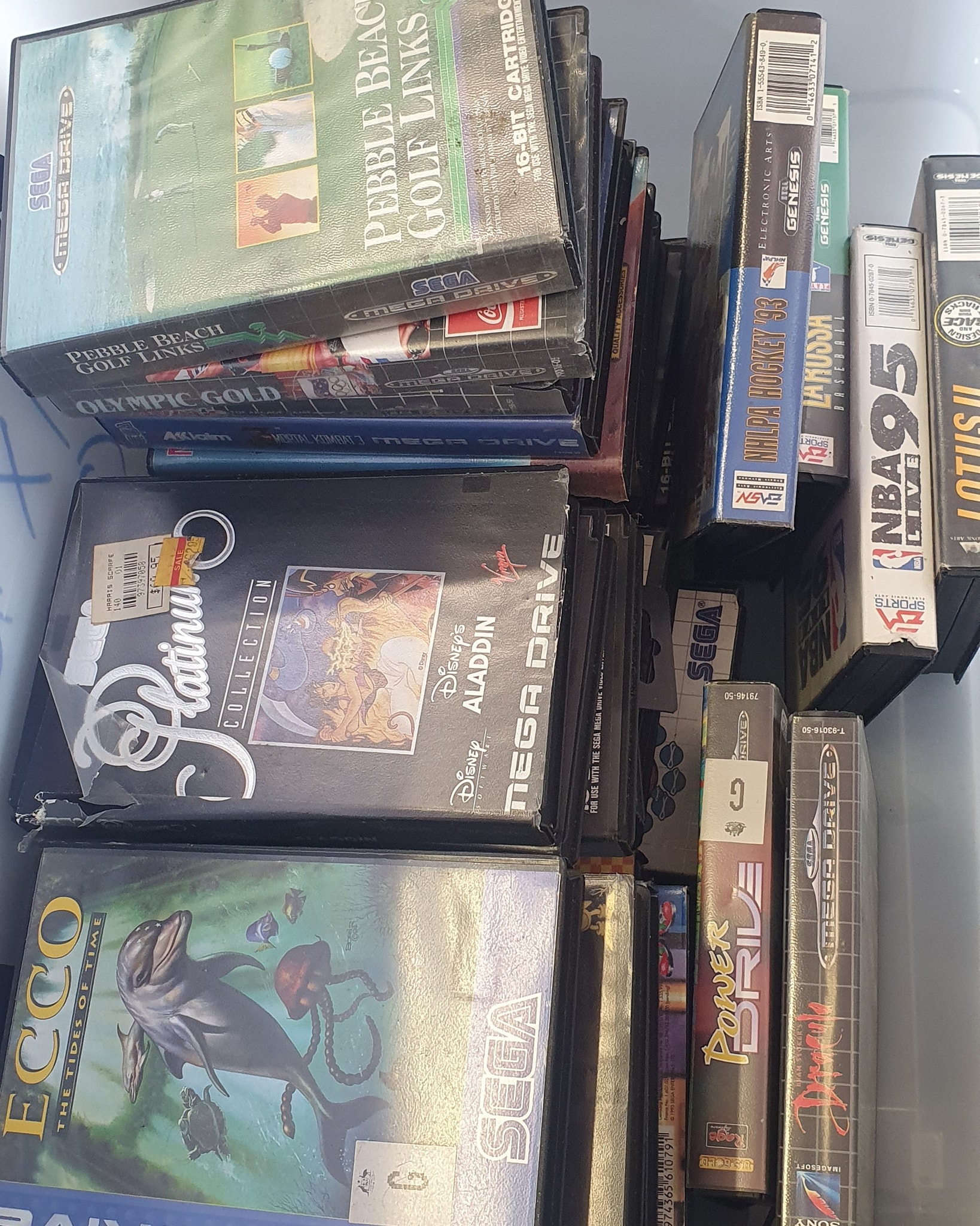 Retro Sega collection with Clue