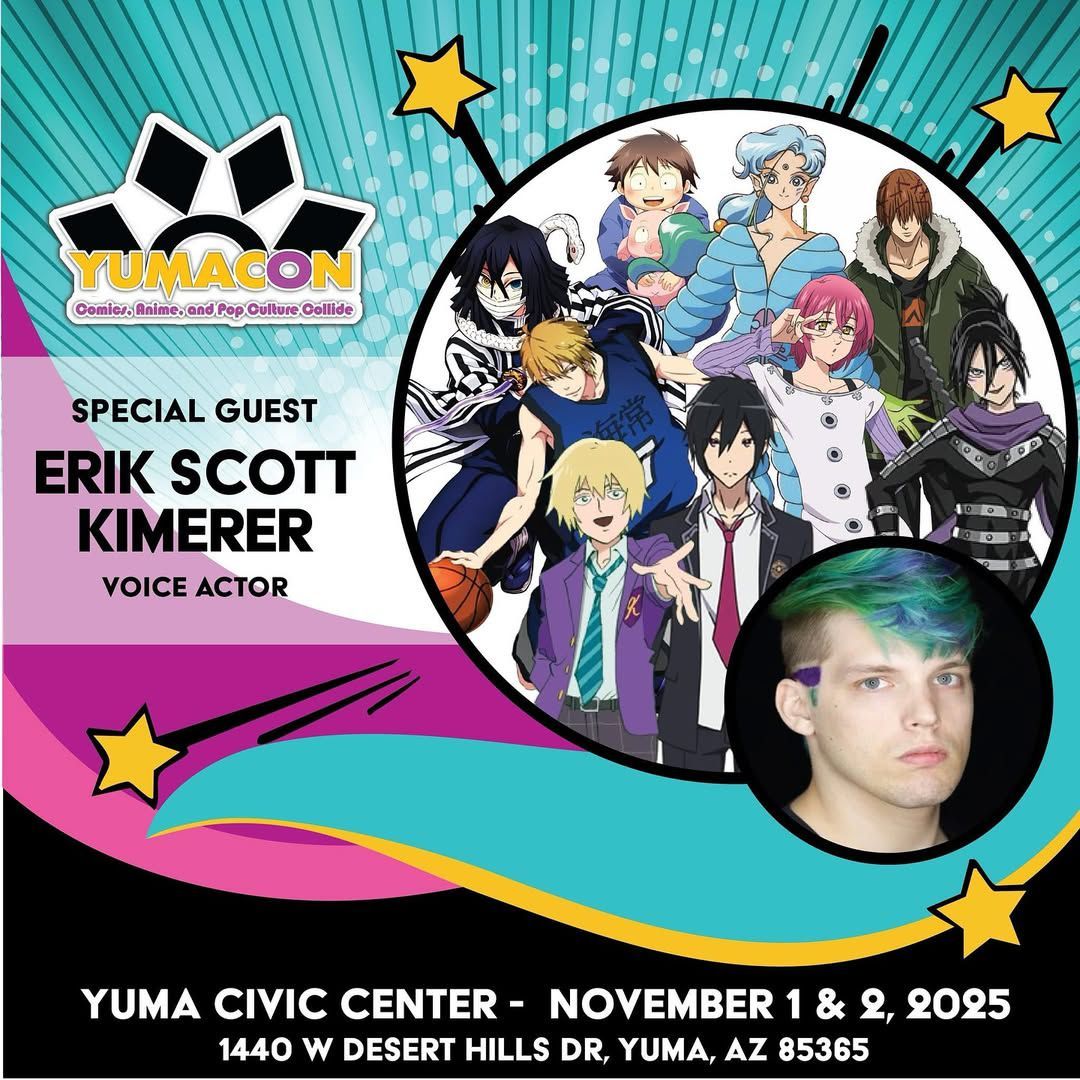 Mobile - 🎤Meet Erik Scott Kimerer at YumaCon! Voice of Ryuuji (Toradora ...