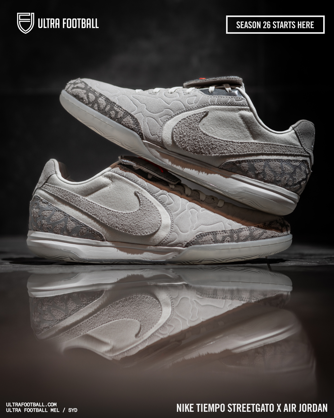 The pitch is sorted with the Jordan Tiempo Maestro FG. Now you can