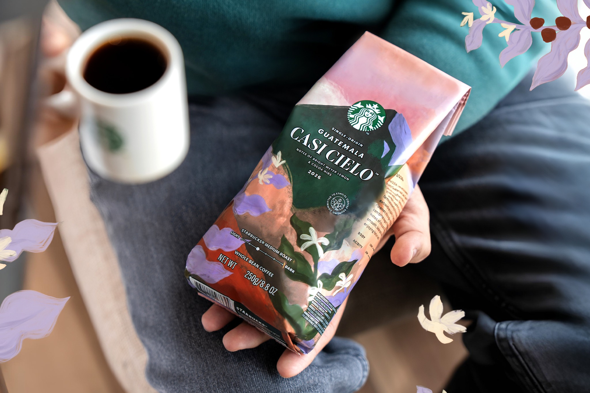 Savor the smooth, balanced taste of Starbucks® Single-Origin Casi 