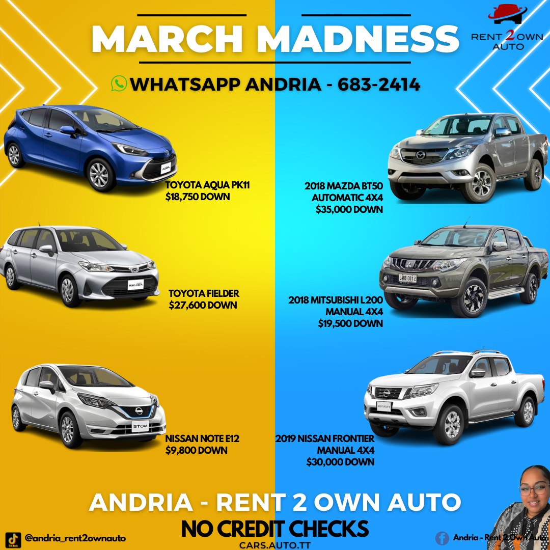 Andria - Rent 2 Own Auto | Carapichaima