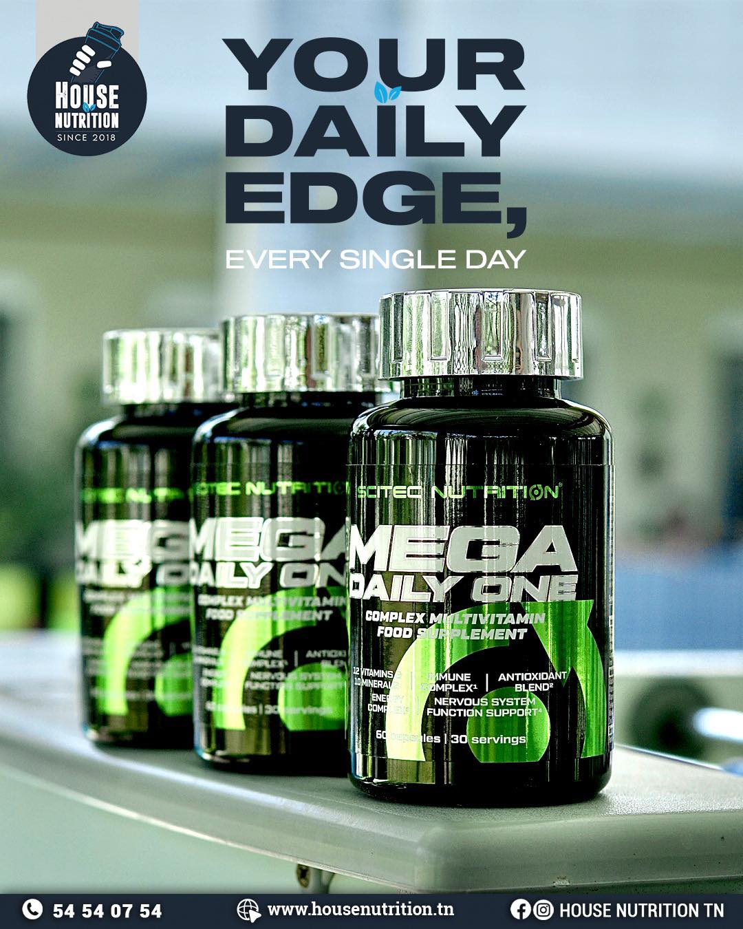 House - من عند MEGA DAILY ONE SCITEC NUTRITION 🔥 الشركة العالمية ...