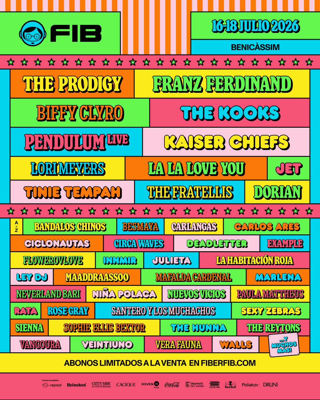FIB - 🔥 NUEVOS CONFIRMADOS EN EL CARTEL DEL FIB2026 🔥 El cartel sigue ...