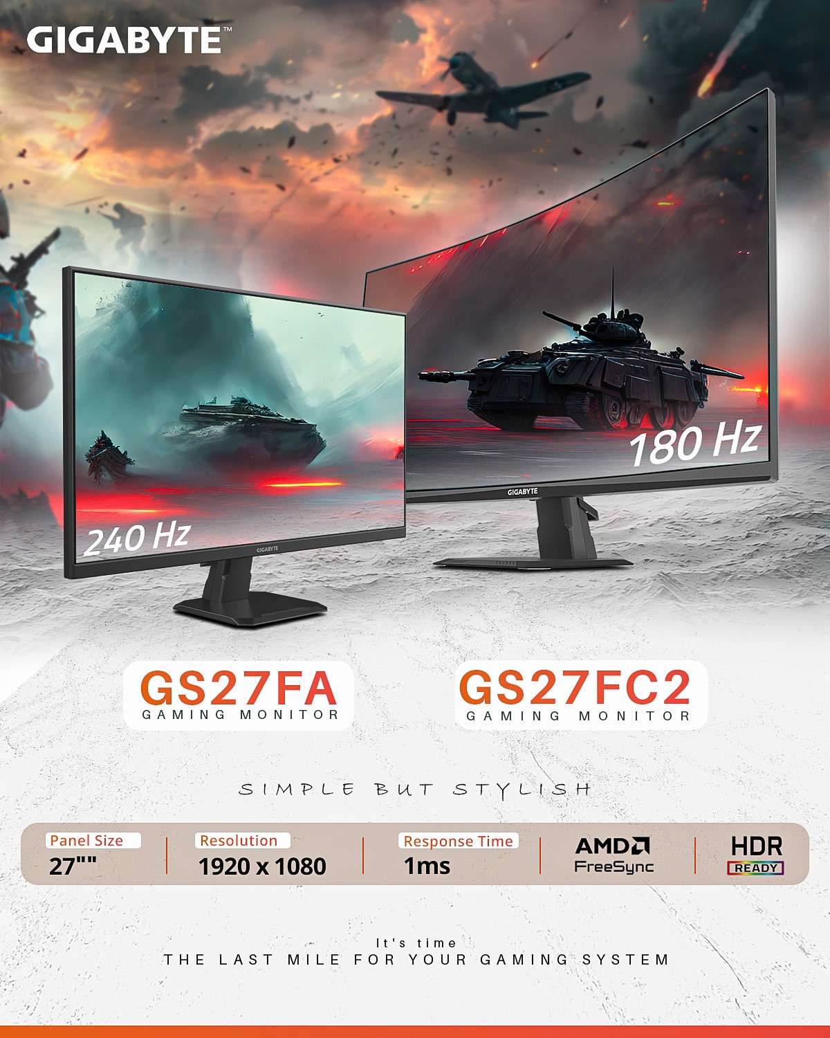 Creative - 🔥 Built for Speed. Designed to Win. – GIGABYTE GS27 Series 🔥 ...