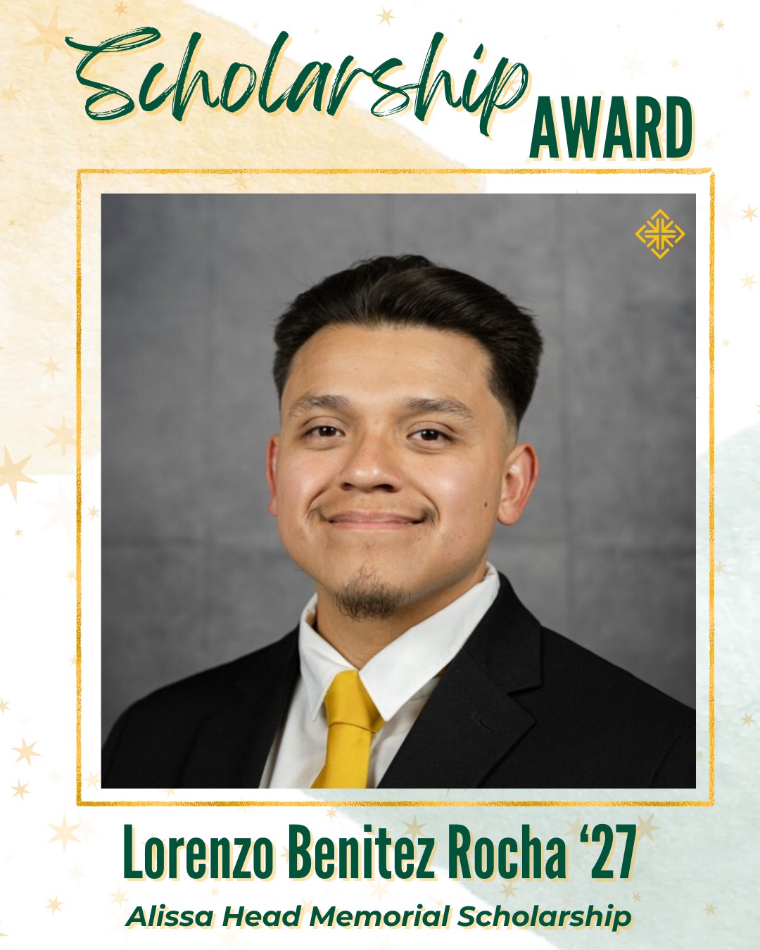 🎓 Lorenzo Benitez Rocha '27 - Alissa Head Memorial Scholarship ...