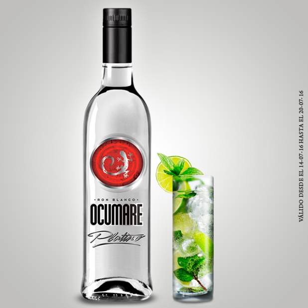 Prolicor - Ron Blanco Ocumare Platinium en #Prolicor por 3.100 Bs. Agua ...