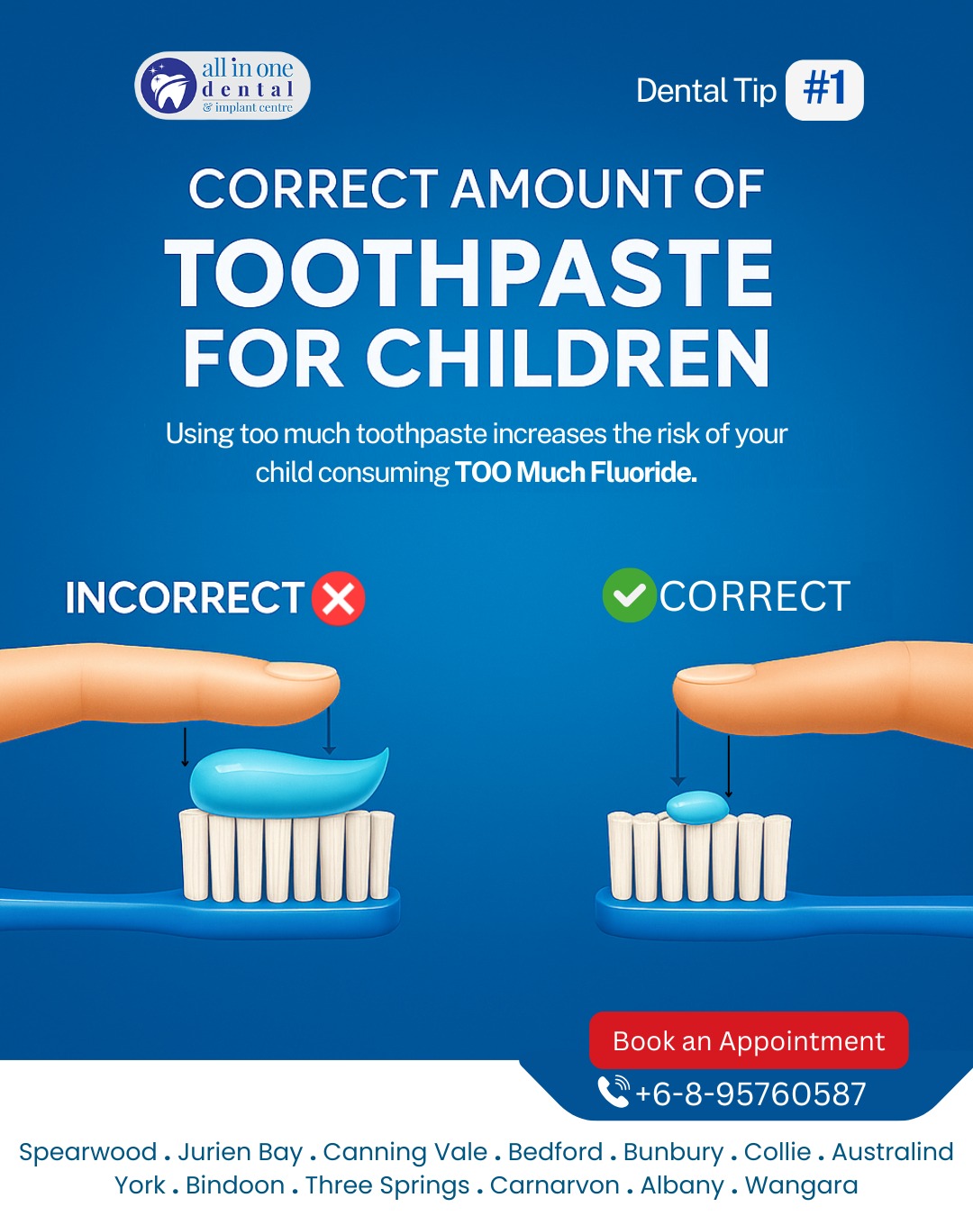Bindoon - 🦷 How Much Toothpaste Should Kids Use? Most parents overdo it ...
