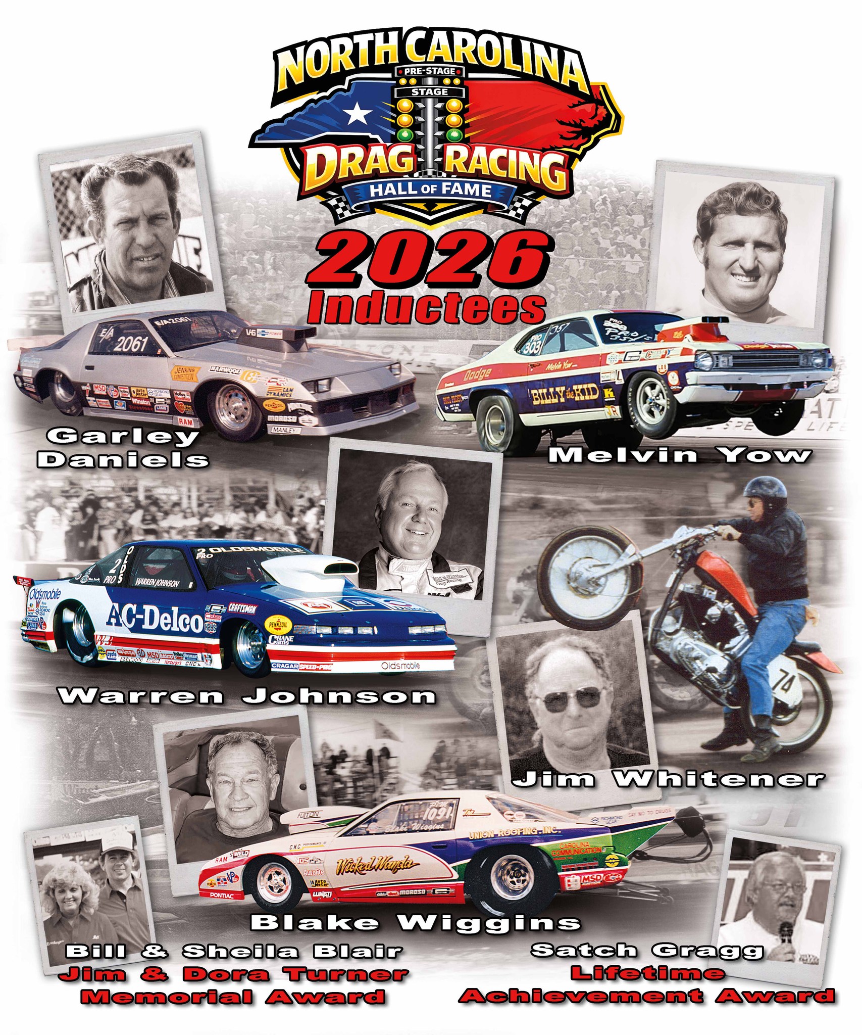 North - Here's the official NCDRHoF poster featuring all the 2026 ...