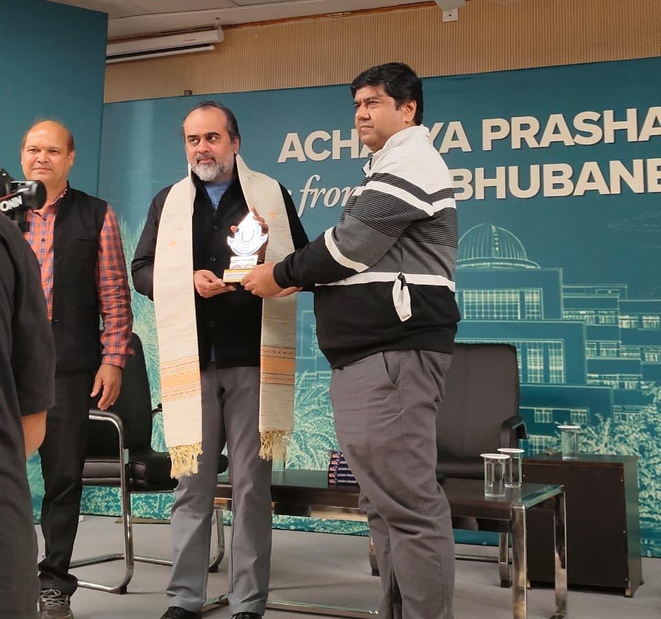 IIT Bhubaneswar - Prof. R.V Raja Kumar, Director, IIT Bhubaneswar seen ...