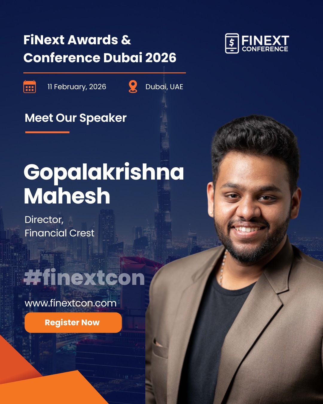 FiNext - FiNext Conference Dubai 2026 Excited to announce CA ...