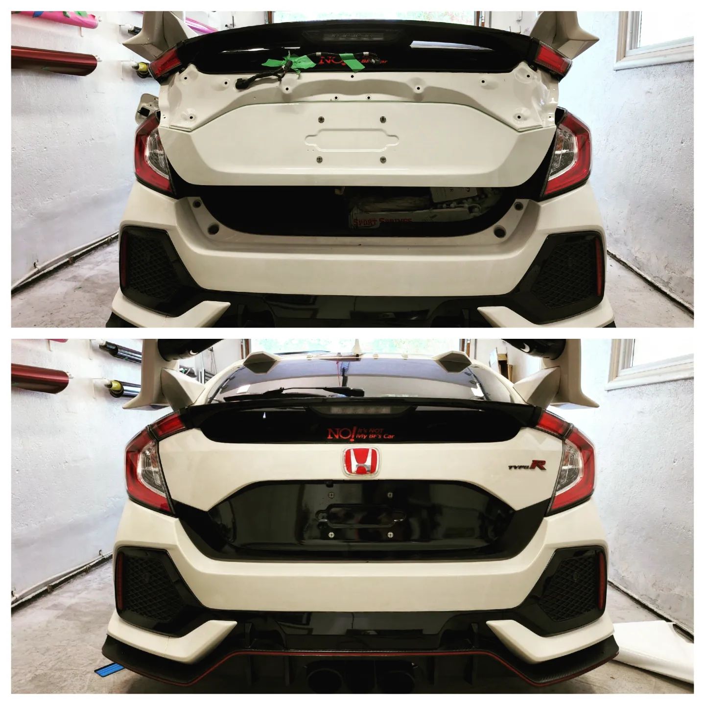 KIN'S WRAP - Type-R lower trunk & rear fender accent... | Facebook