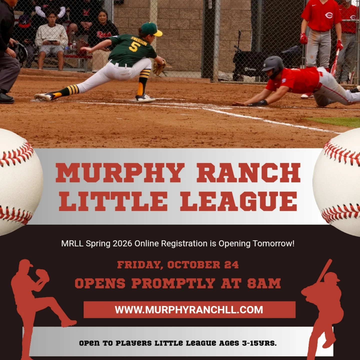 Murphy - Registration opens tomorrow at 8am. Space is limited, so don't ...
