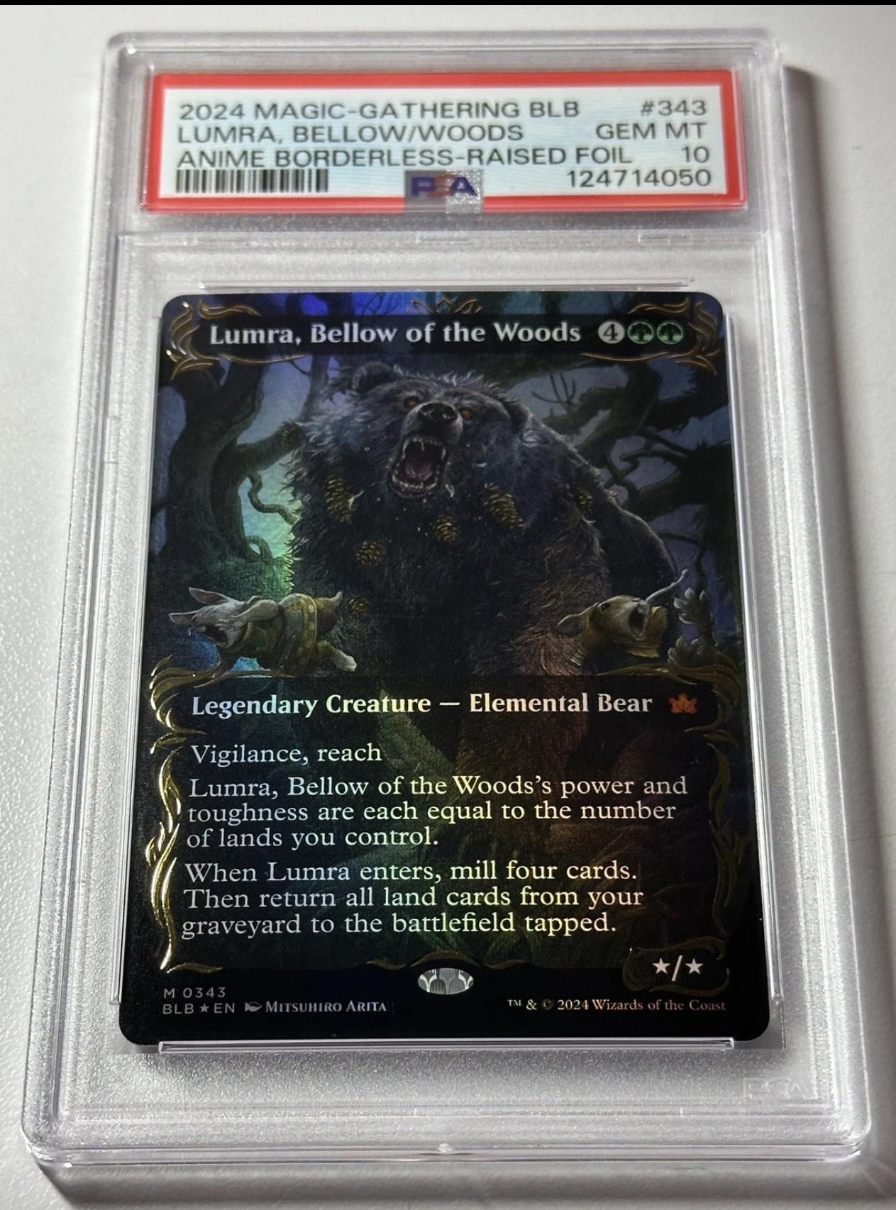 Where to buy graded Lumra, Bellow of the Woods anime raised foil