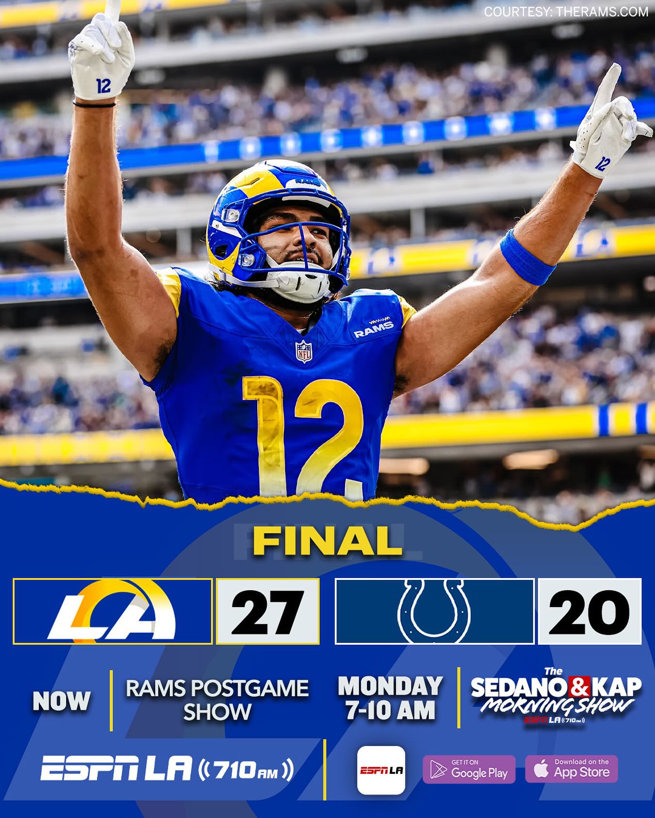 ESPN - Undefeated no more! The Rams give Indiana Jones and the Colts ...