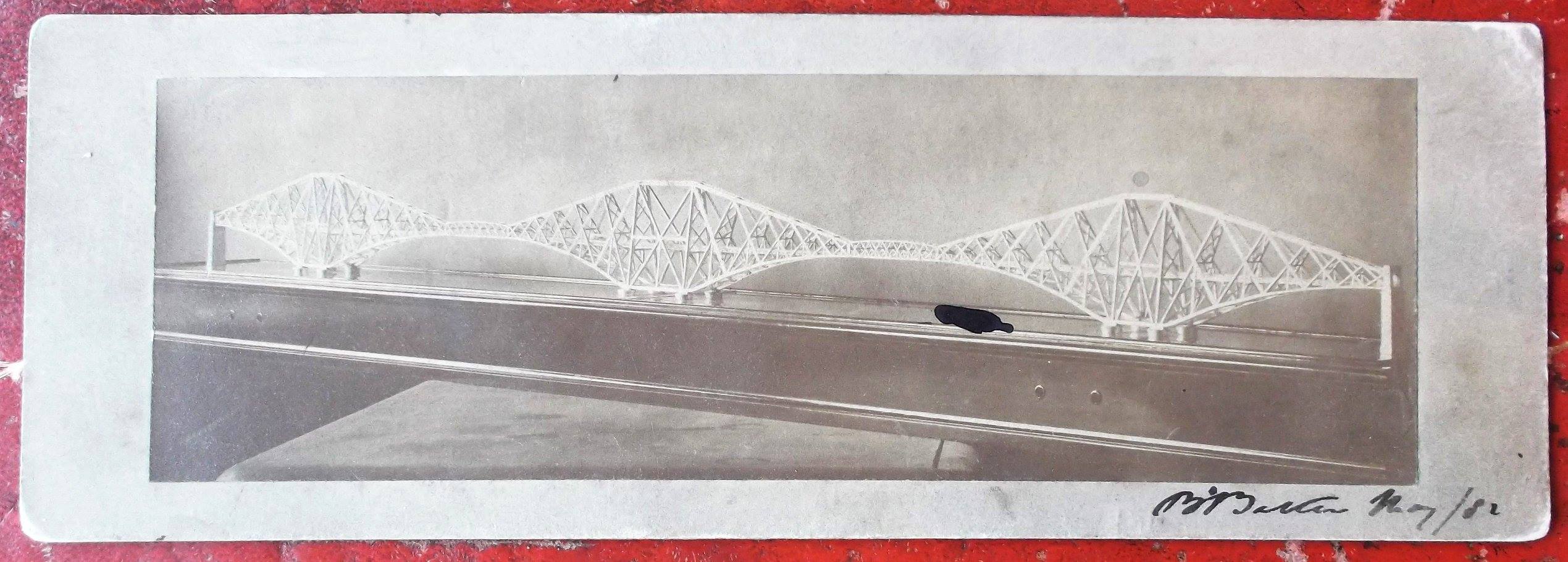 The engineers of the Forth bridge demonstrate the principles of
