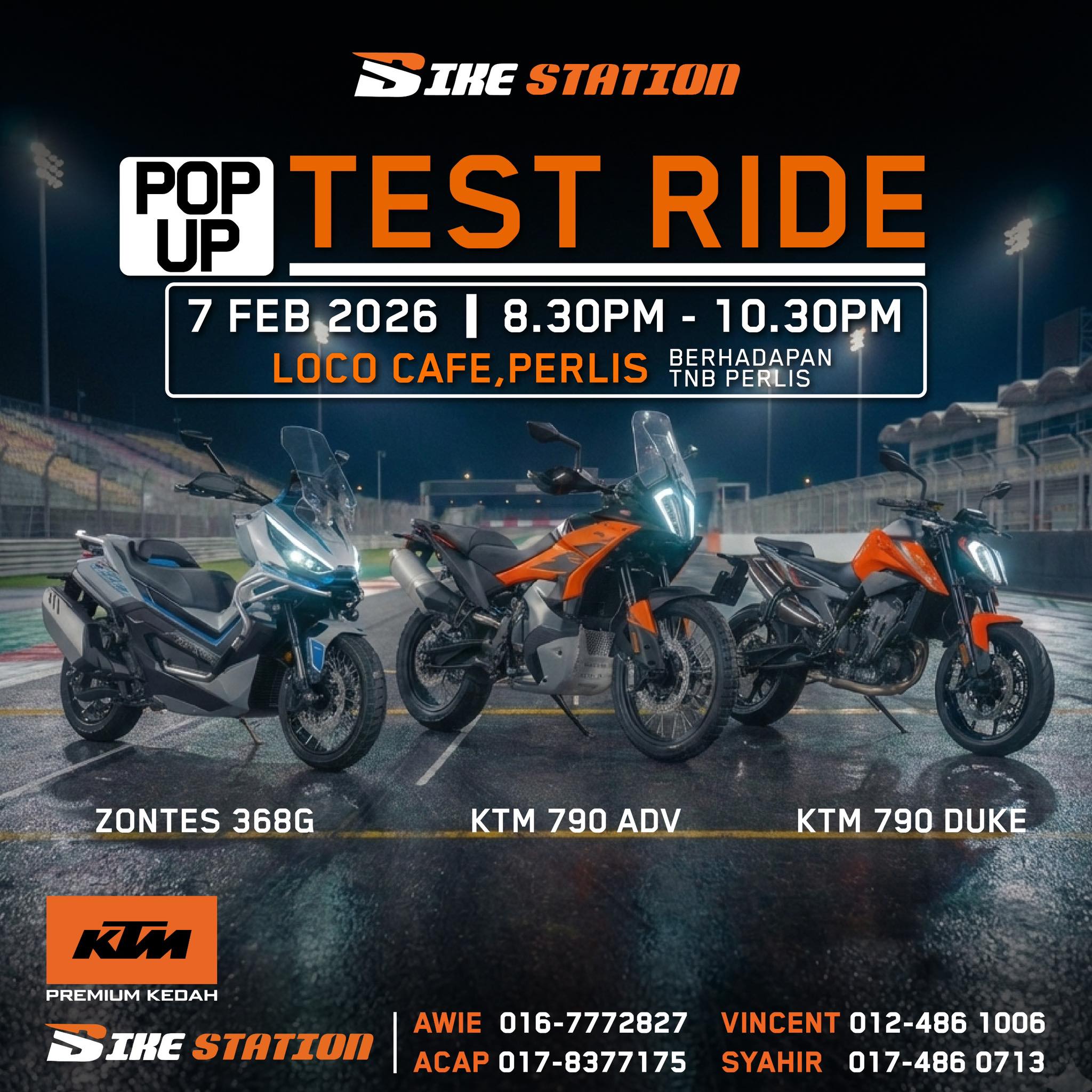 Bike - 🟧 Jemputan Anak perlis : Pop Up Test Ride ROUND 3 · PERLIS ...
