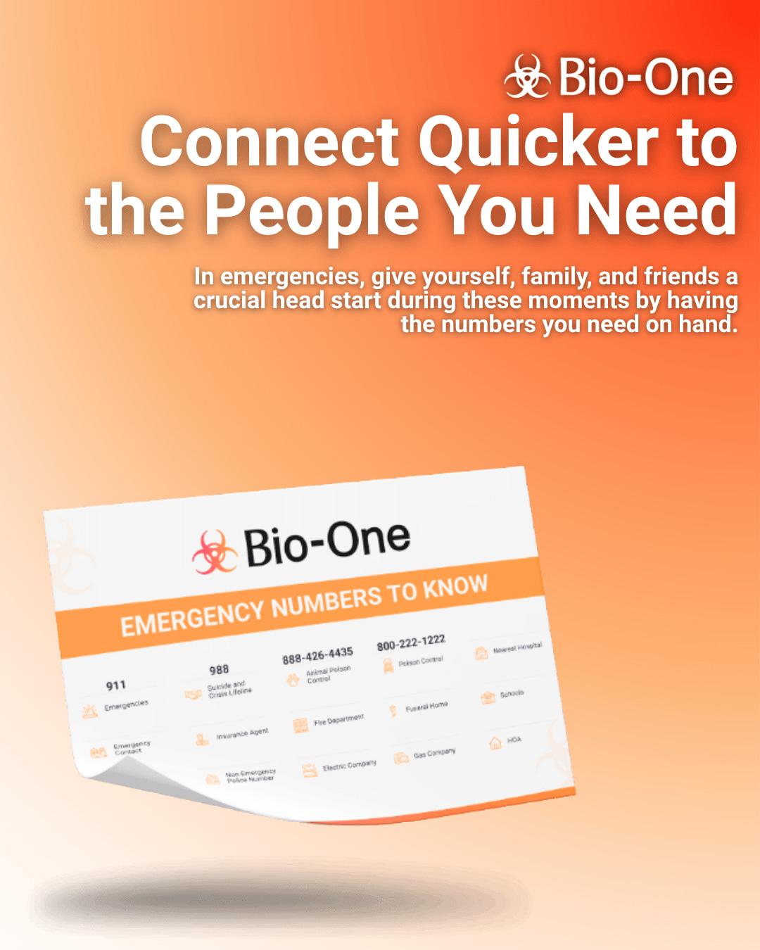 Bio-One Of... - Bio-One Of Charlotte and Charlotte Hoarding