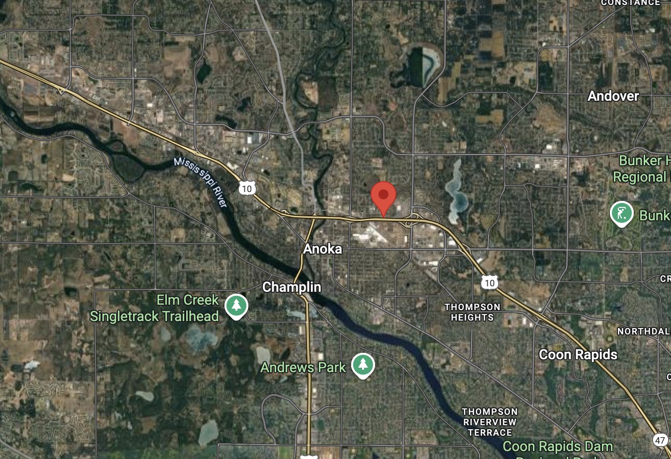 MN - ANOKA: A large police presence was in the area of North Street ...