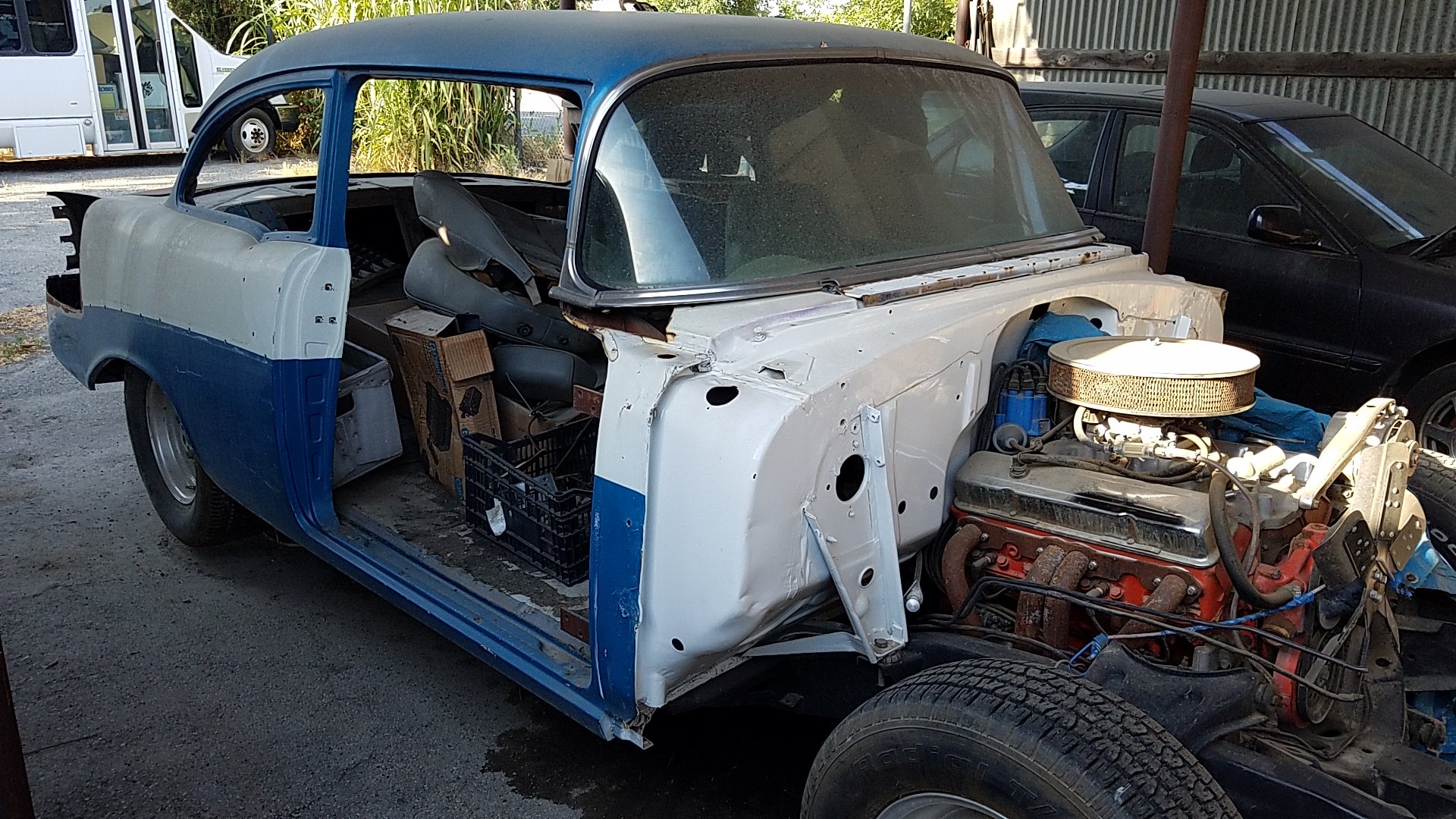 '56 Chevy Project. Great Running 383 Stroker Motor, auto trans, Posi ...