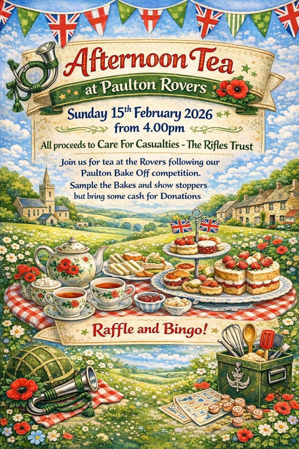 Afternoon Tea at The Rovers