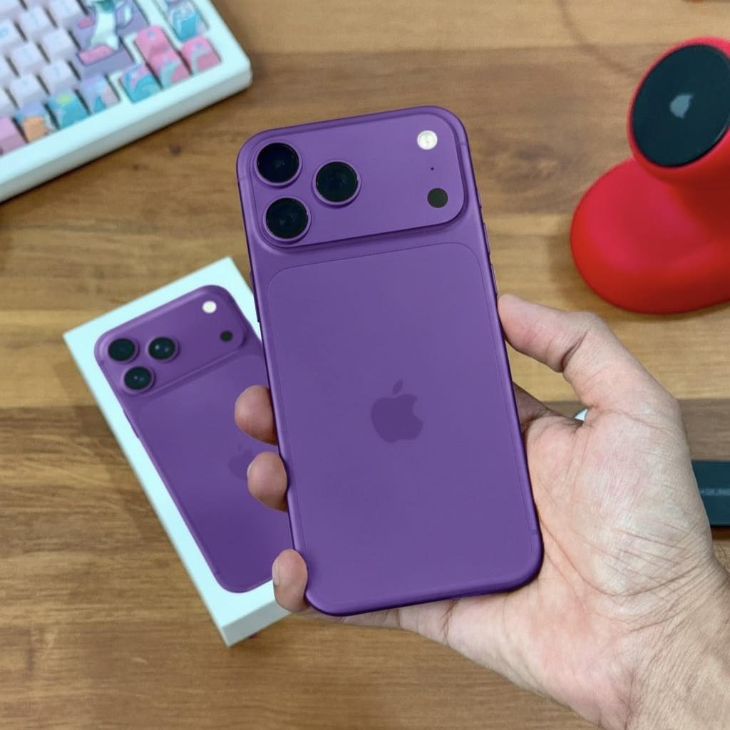 Apple's iPhone 17 Pro Max in new purple finish