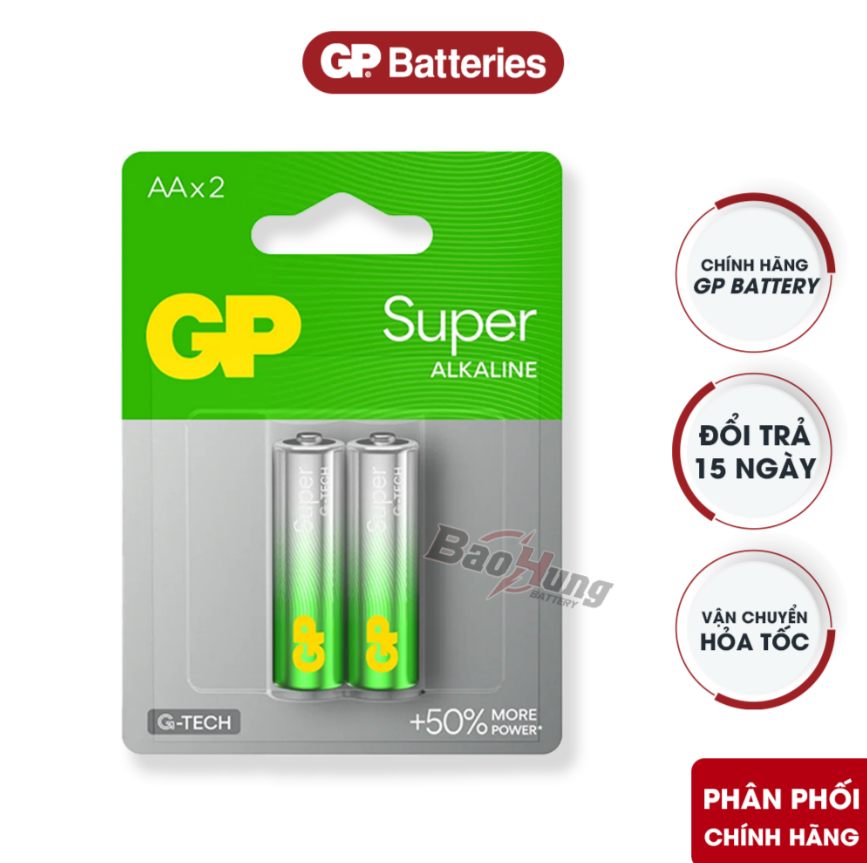 Pin Bảo Hùng - Pin GP Super Alkaline AA/AAA 1.5V (Vỉ 2... | Facebook