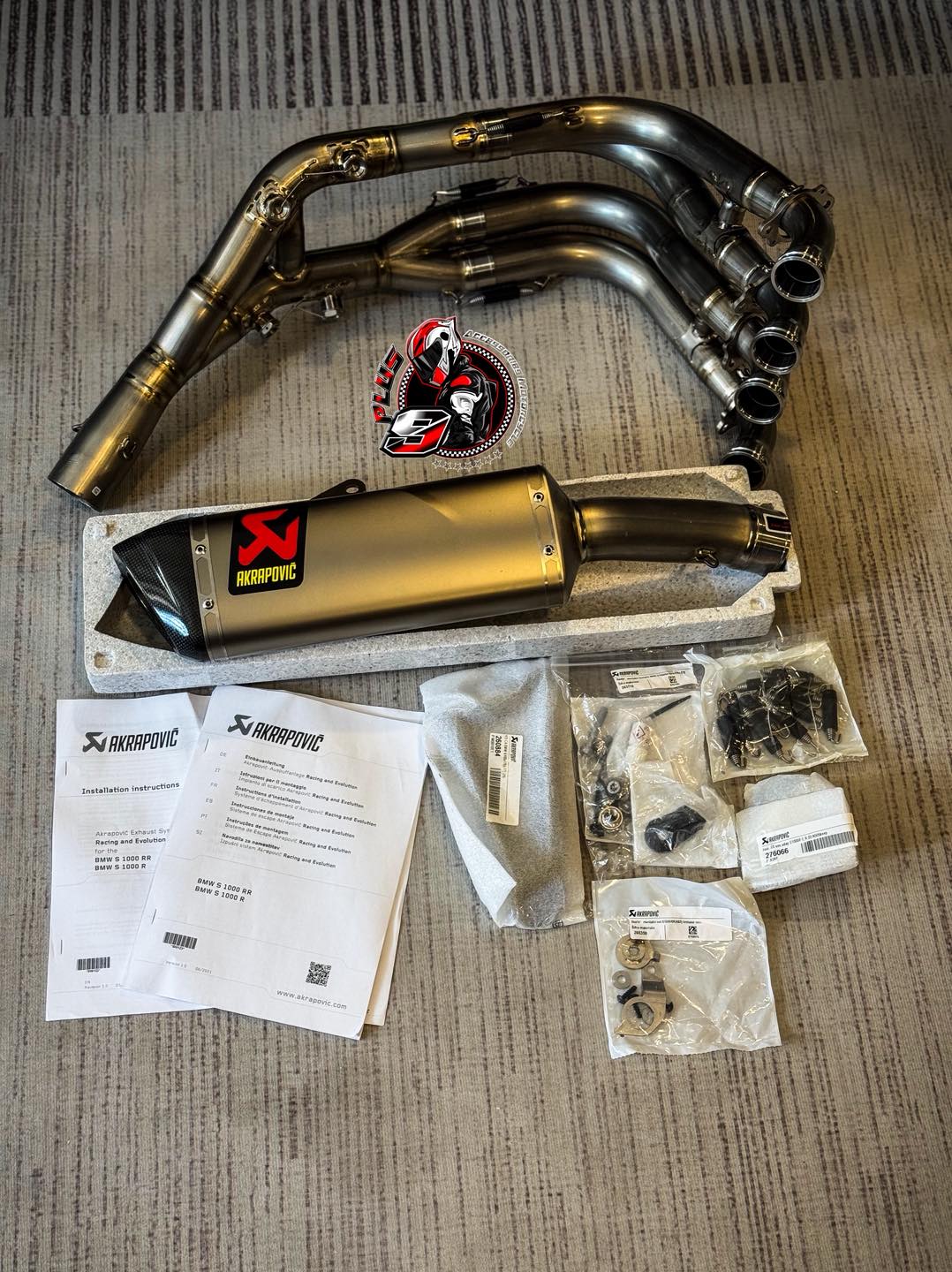 Akrapovic Full System For BMW 🔥 ✓ Full Titanium ✓ Code : S