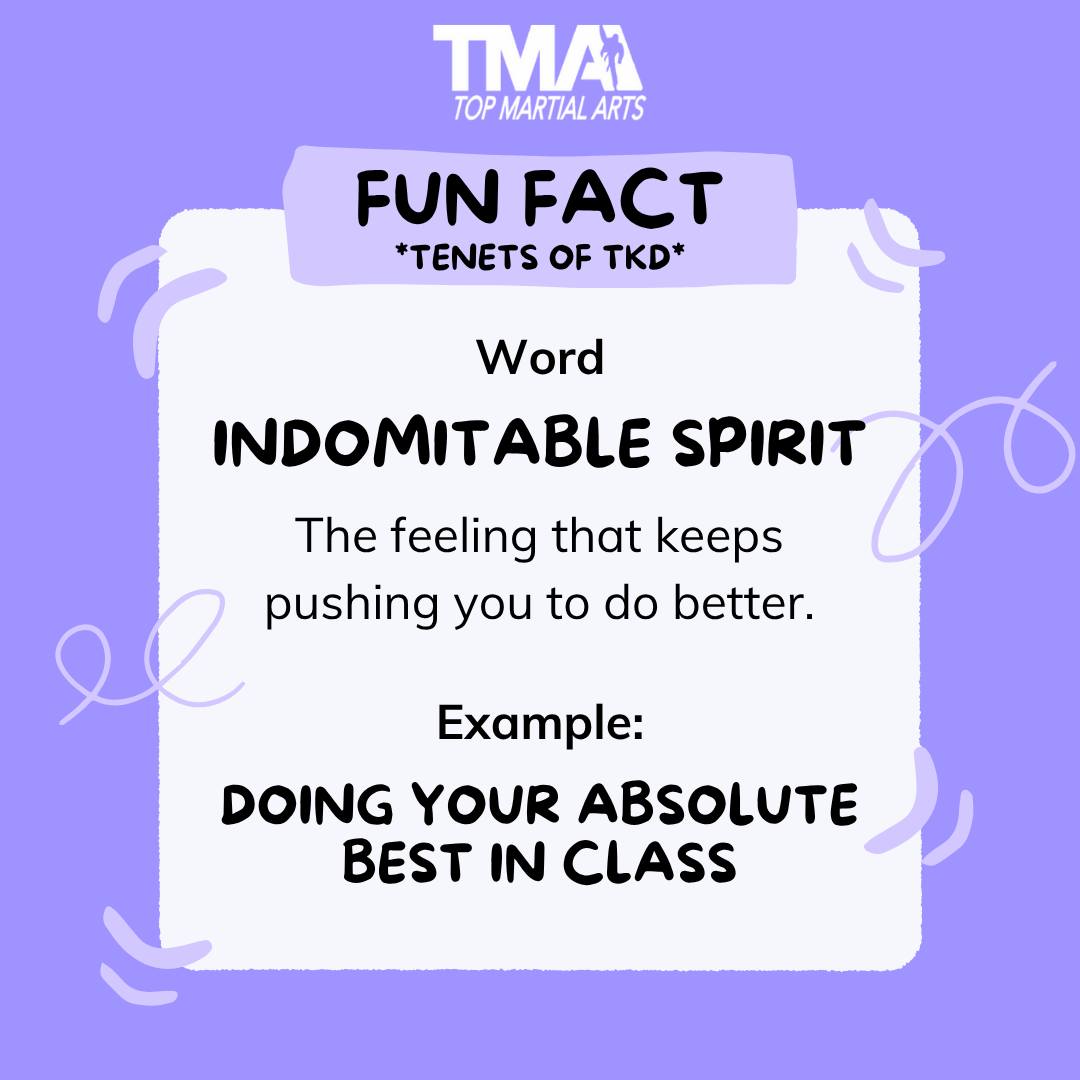 Master - Our TKD Fun Facts series is all about the Tenets of Tae Kwon ...