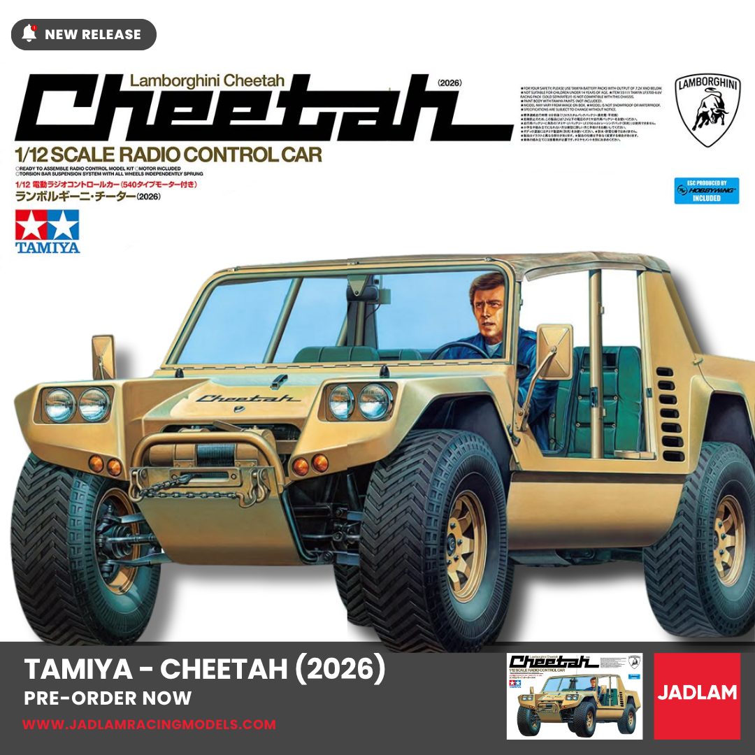 Tamiya re-releases iconic RC kits: Lamborghini Cheetah, Countach