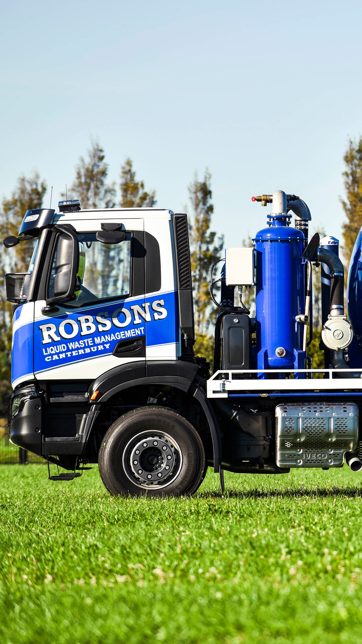 Robson - When you see this truck pull up, you know your waste issues ...