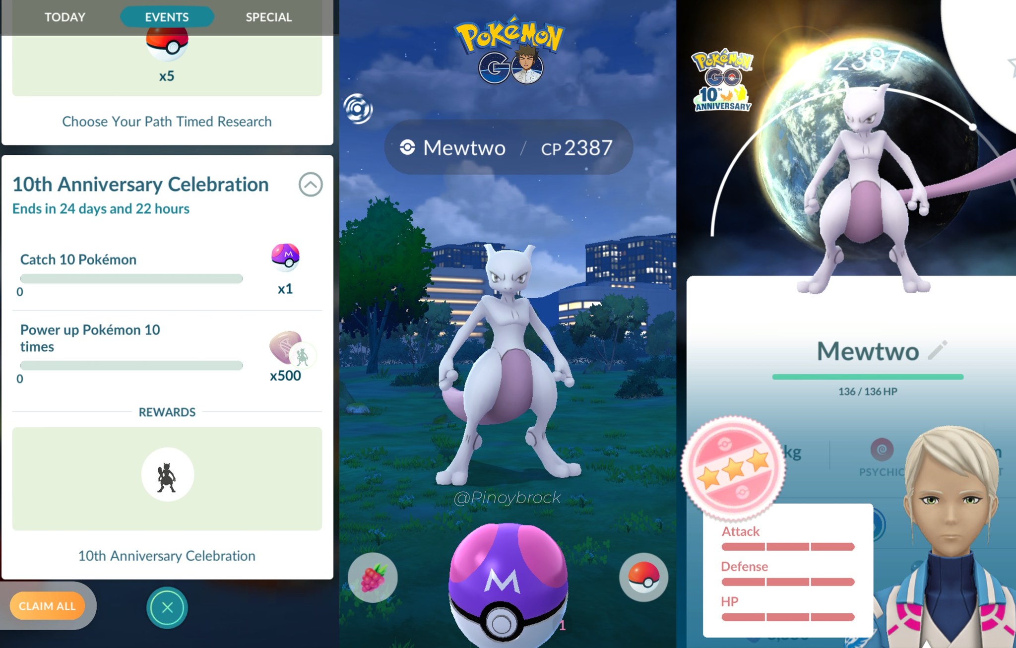 Pokémon GO 10th Anniversary Rewards and Events for Returning Players