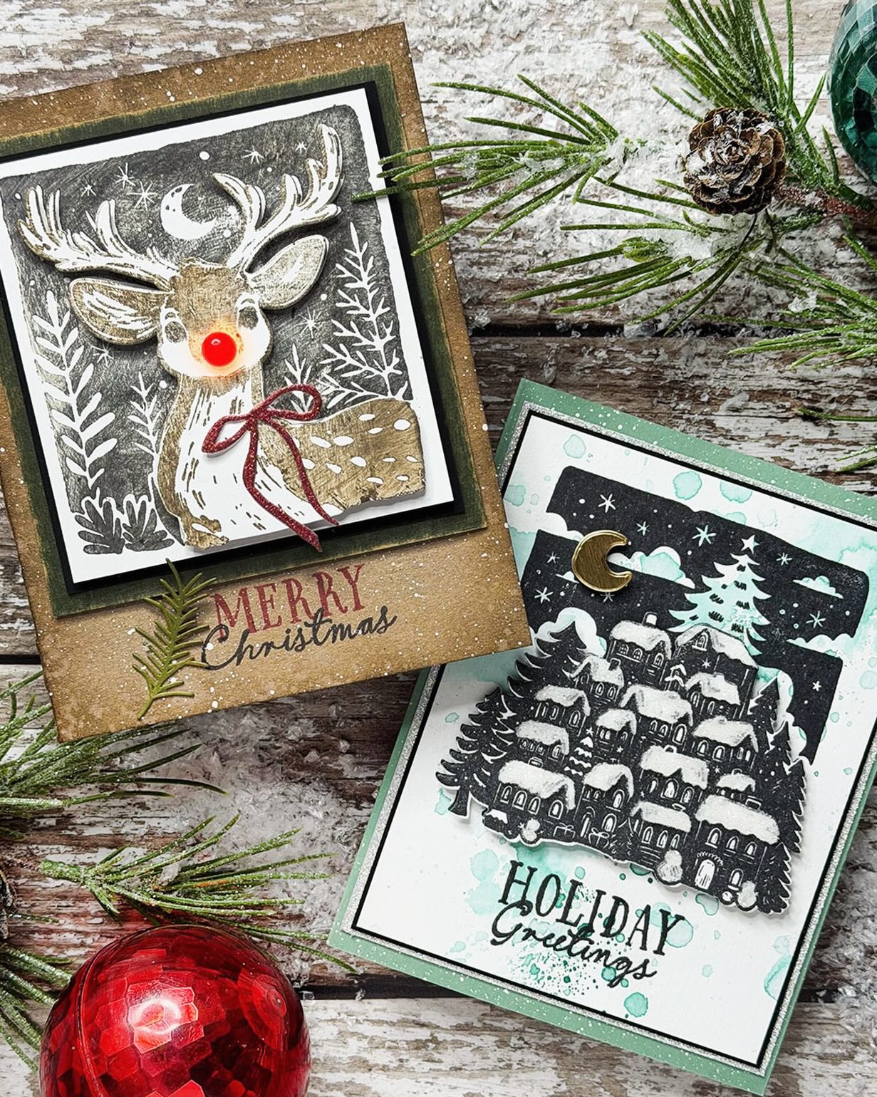 ✨Light up the holiday season with these festive cards featuring  display picture 1