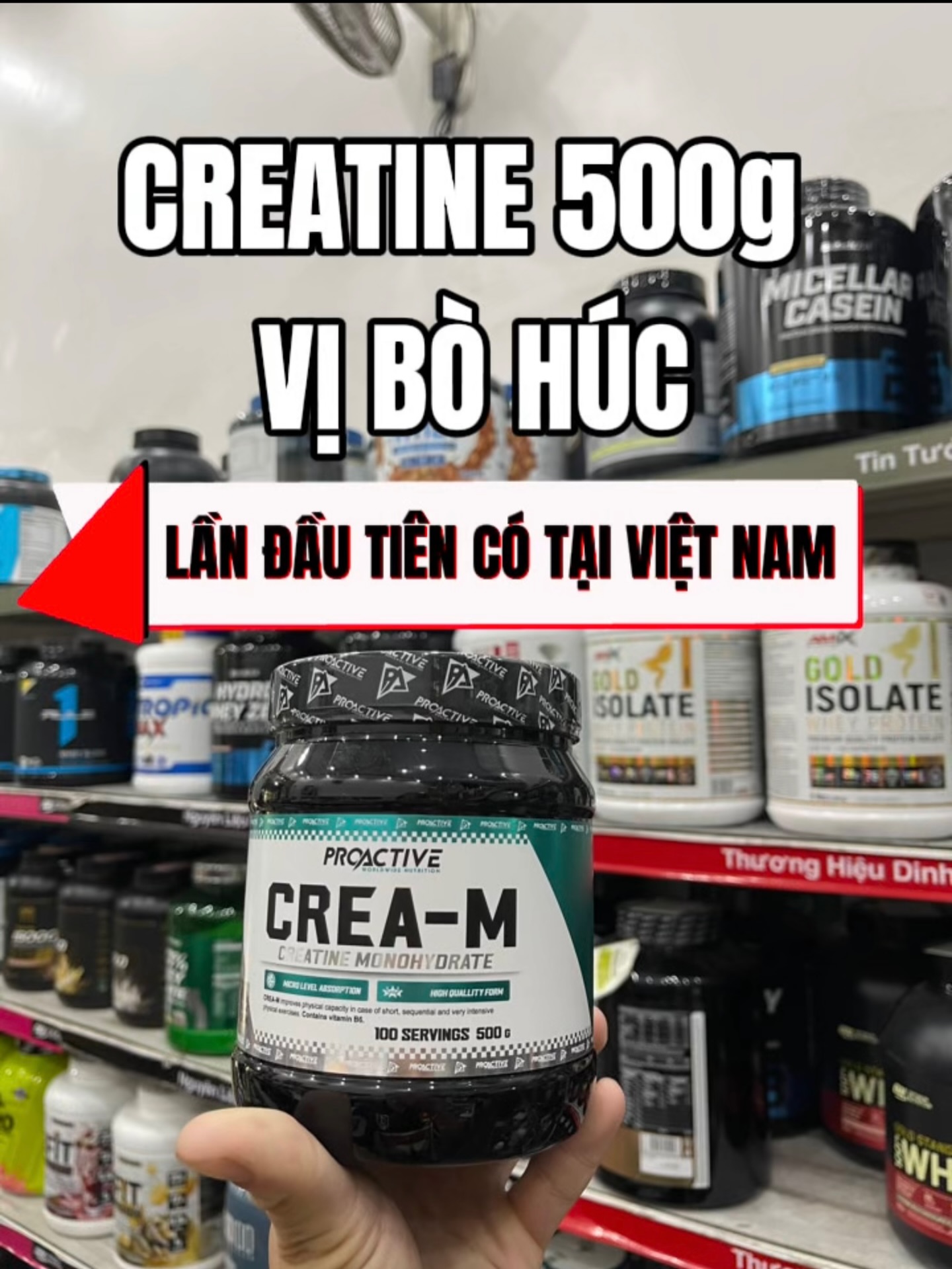 🔥CREATINE 500g VỊ BÒ HÚC - LẦN ĐẦU TIÊN CÓ TẠI VIỆT NAM 🔥SAY BYE BYE ...