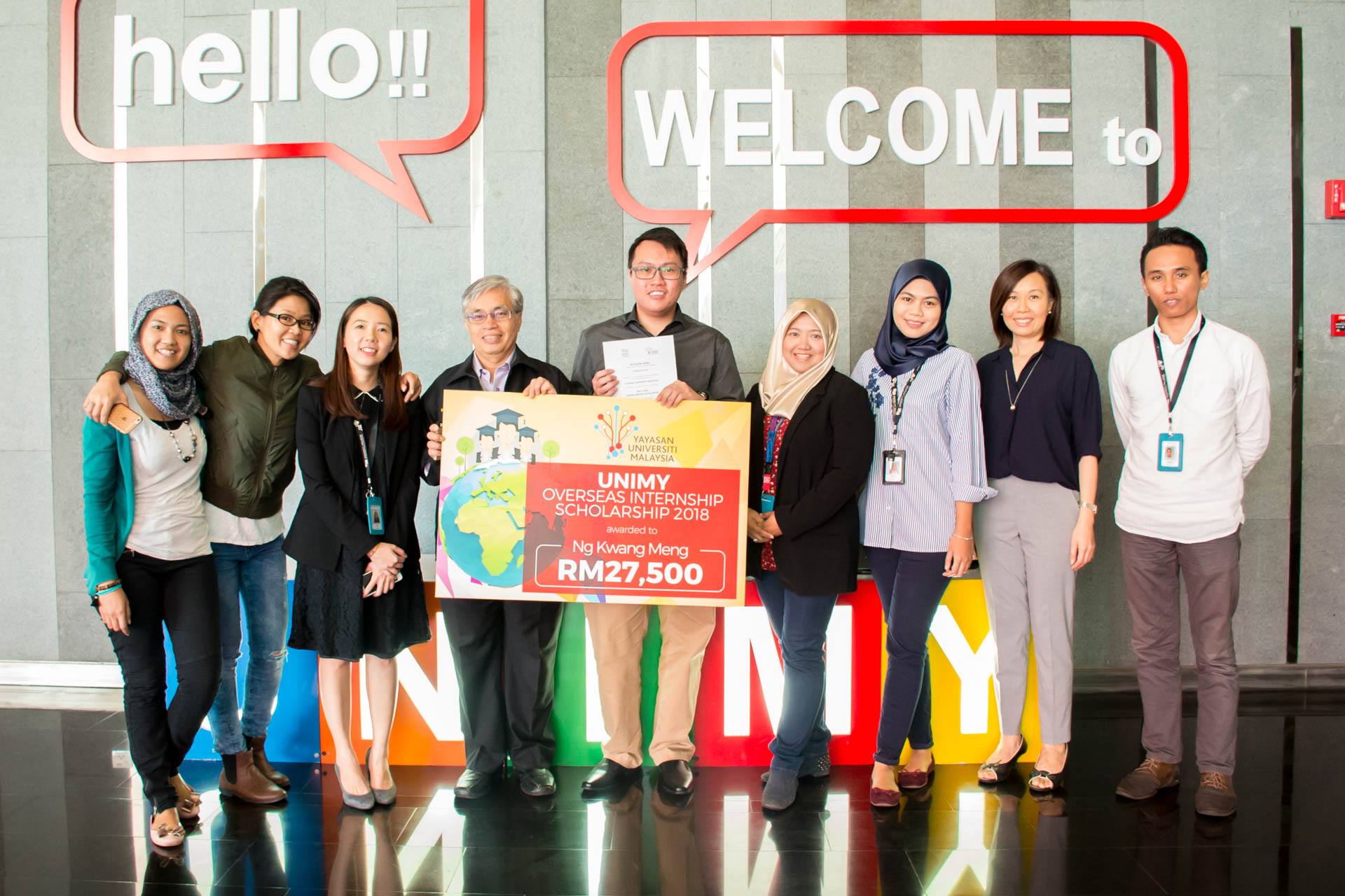 Congratulations Kenny Ng, our top performing student who has won a much