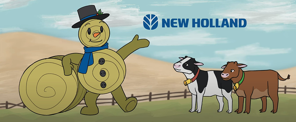 Frosty the Baleman was a perfect bale they say. Watch the story here ...