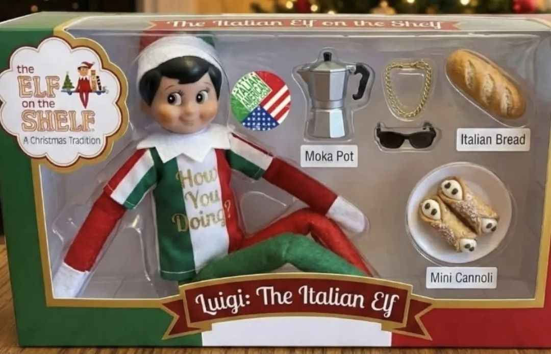 The Positive - Italian Elf on a shelf 😁🤪👍🇮🇹💚🤍 ️🎄🎅 | Facebook