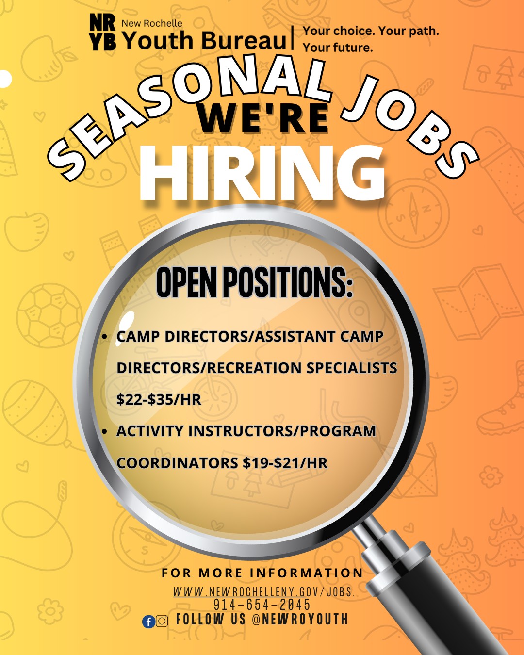 🌞 Join the Camp NOW Team! 🌟... - New Rochelle Youth Bureau | Facebook