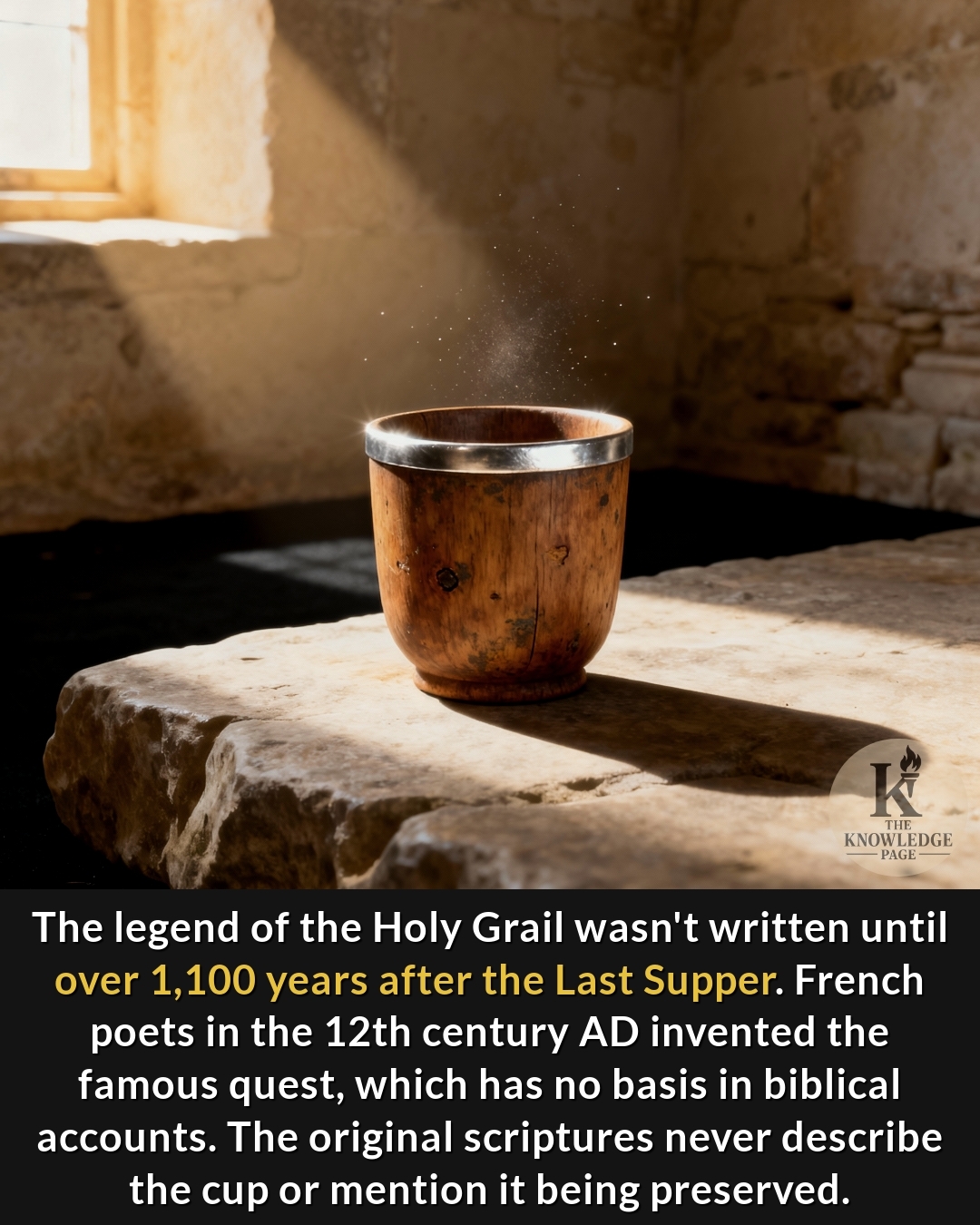Knowledge - The story of the Holy Grail you know from... | Facebook