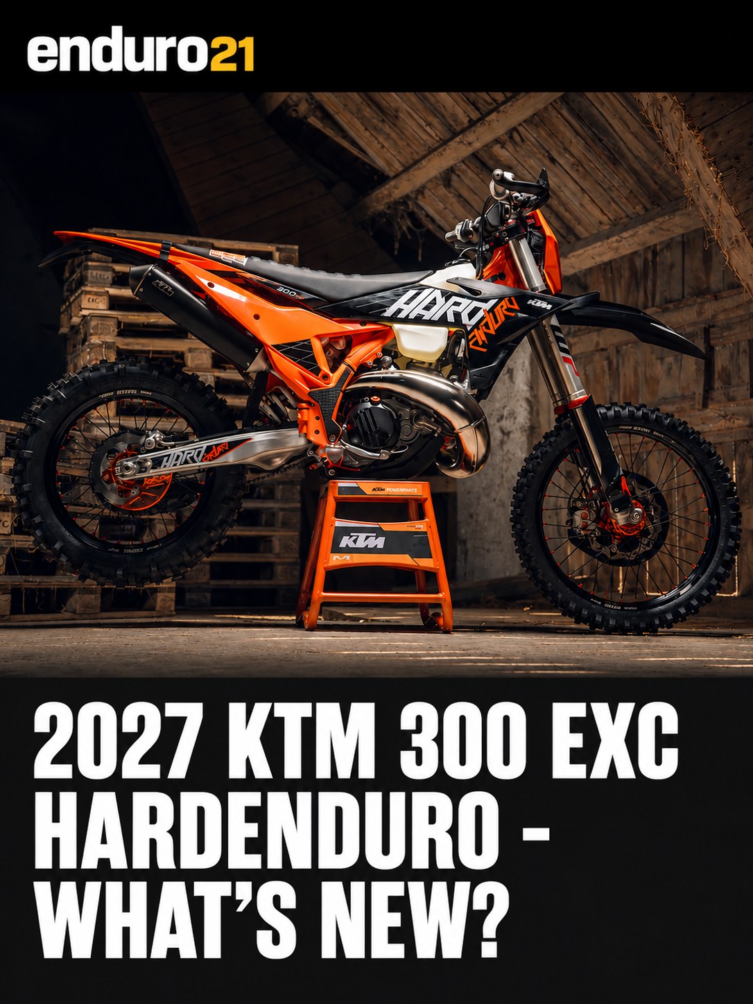 KTM's out-of-the-box ready extreme enduro machine is back for 2027