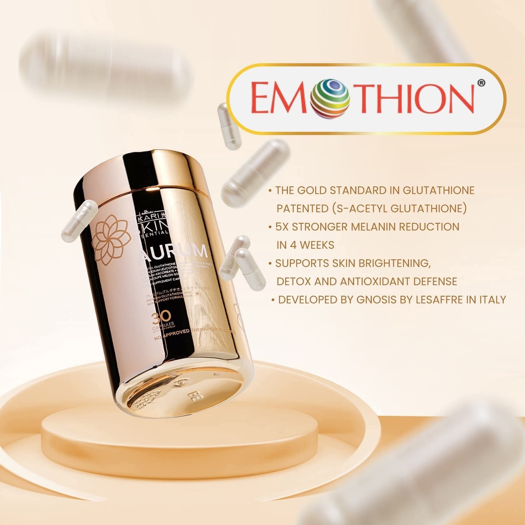 🎌‼ Hikari Aurum Available Now here in JAPAN ‼🎌 QUALITY you can TRUST, SELF-INVESTMENT that's always WORTH IT! 👍 Discover the new premium gIuta capsules powered by PATENTED ingredients for brighter, healthier