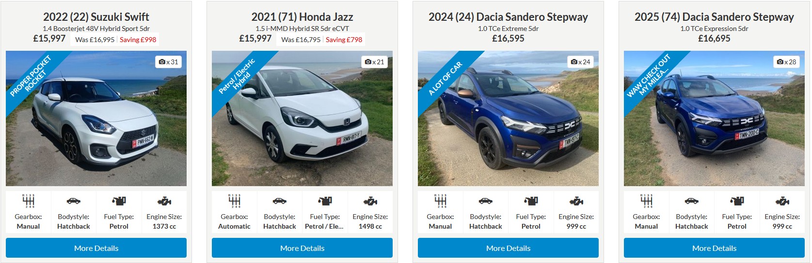 And just a few more. All at www.bcccars.im