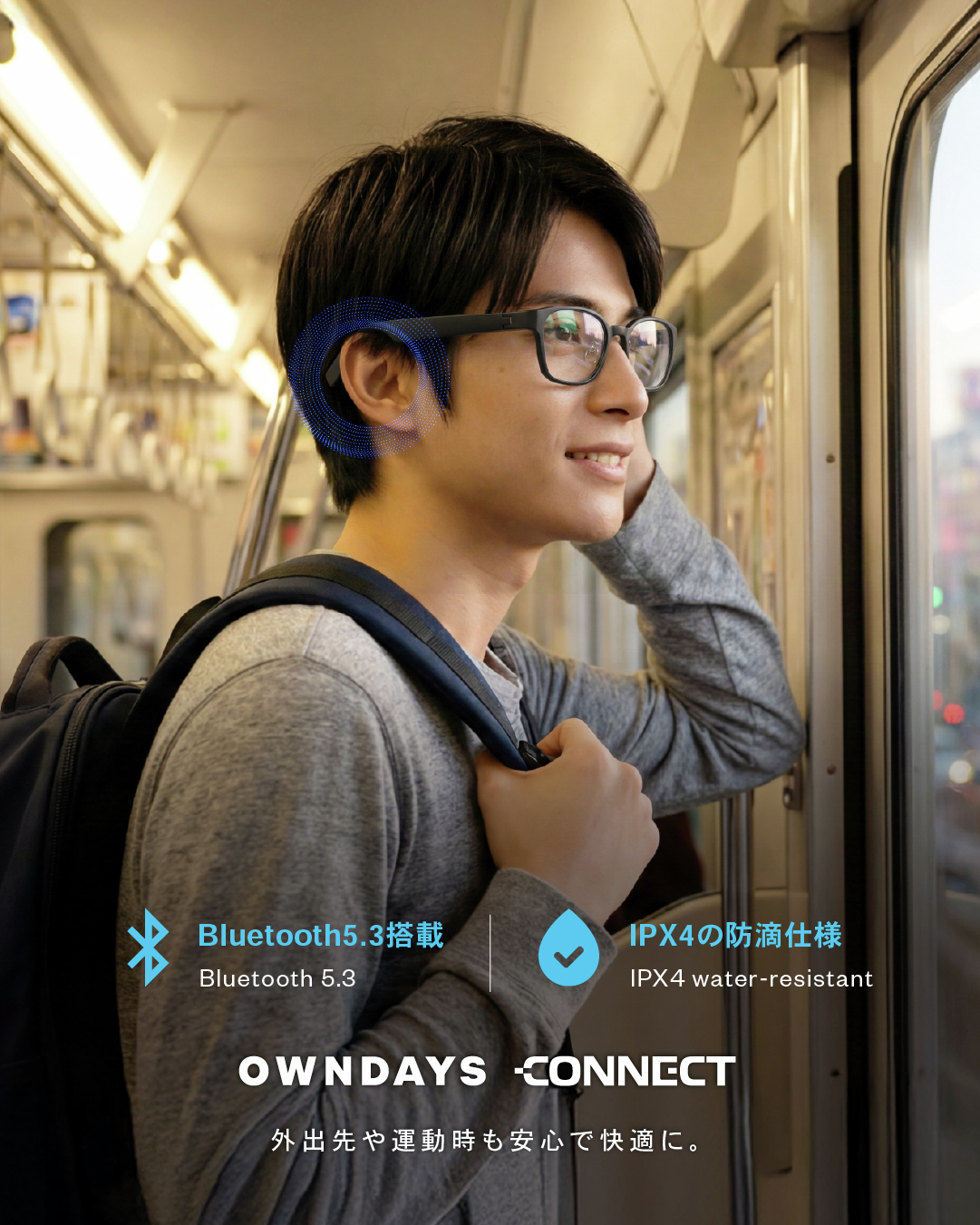 OWNDAYS CONNECT スマートグラス 新品未使用 L 度無し - メルカリ