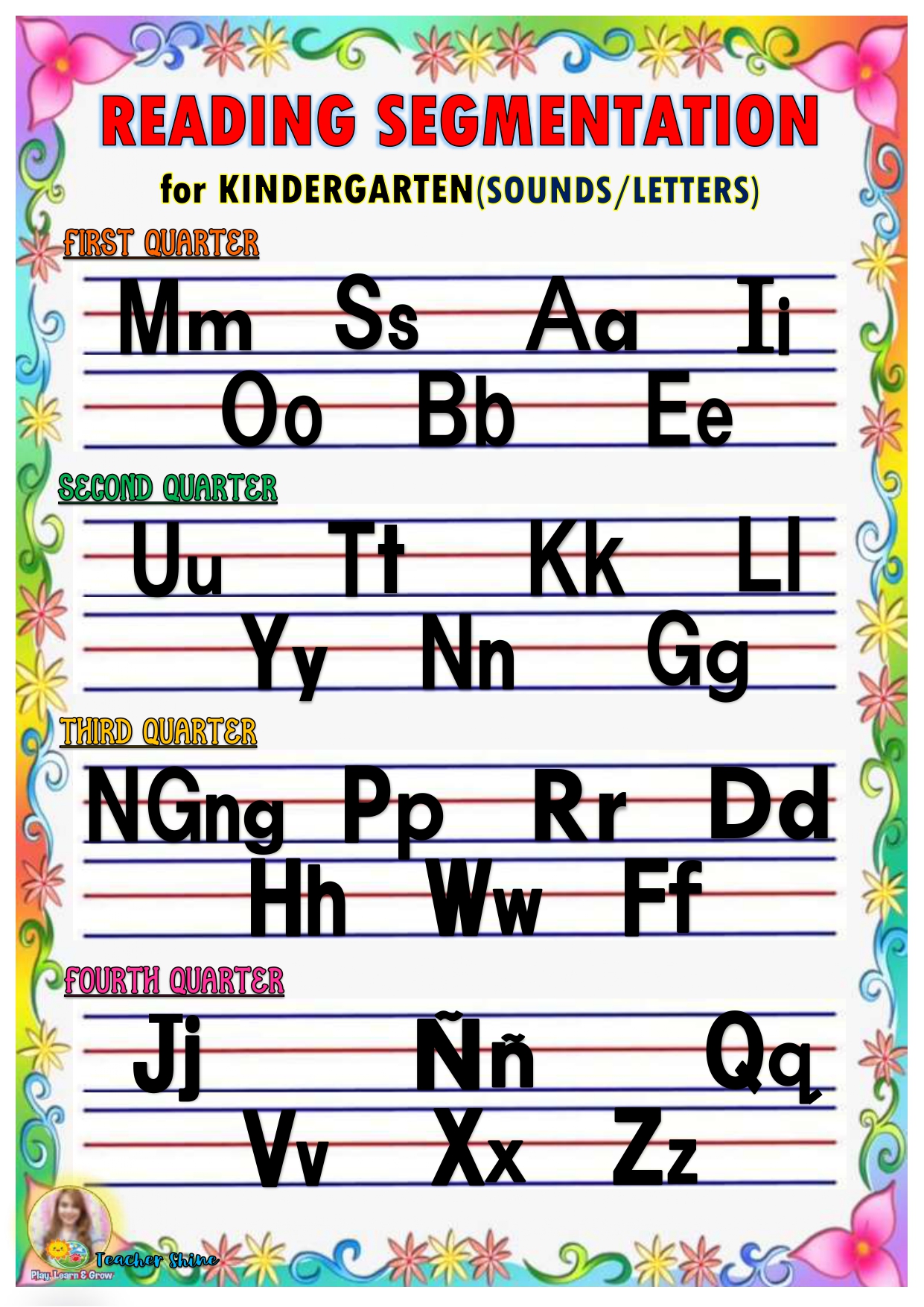 Teach - READING SEGMENTATION FOR KINDERGARTEN