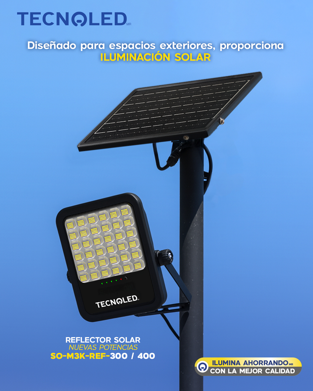 Tecnoled - Nuevas potencias del Reflector Solar SO-M3K-REF, diseñadas ...